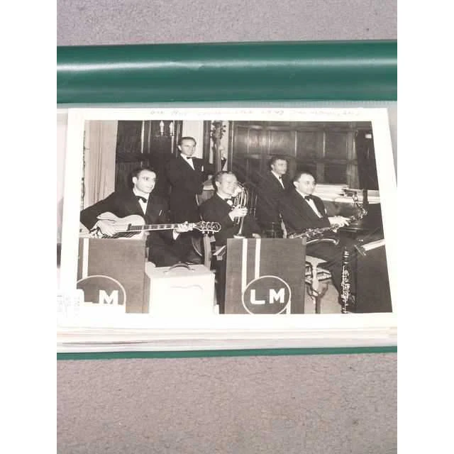 Old Photo: Labeled "Oak Hill Country Club 1947 John, Al, Muzzy, Leo" - Image 2