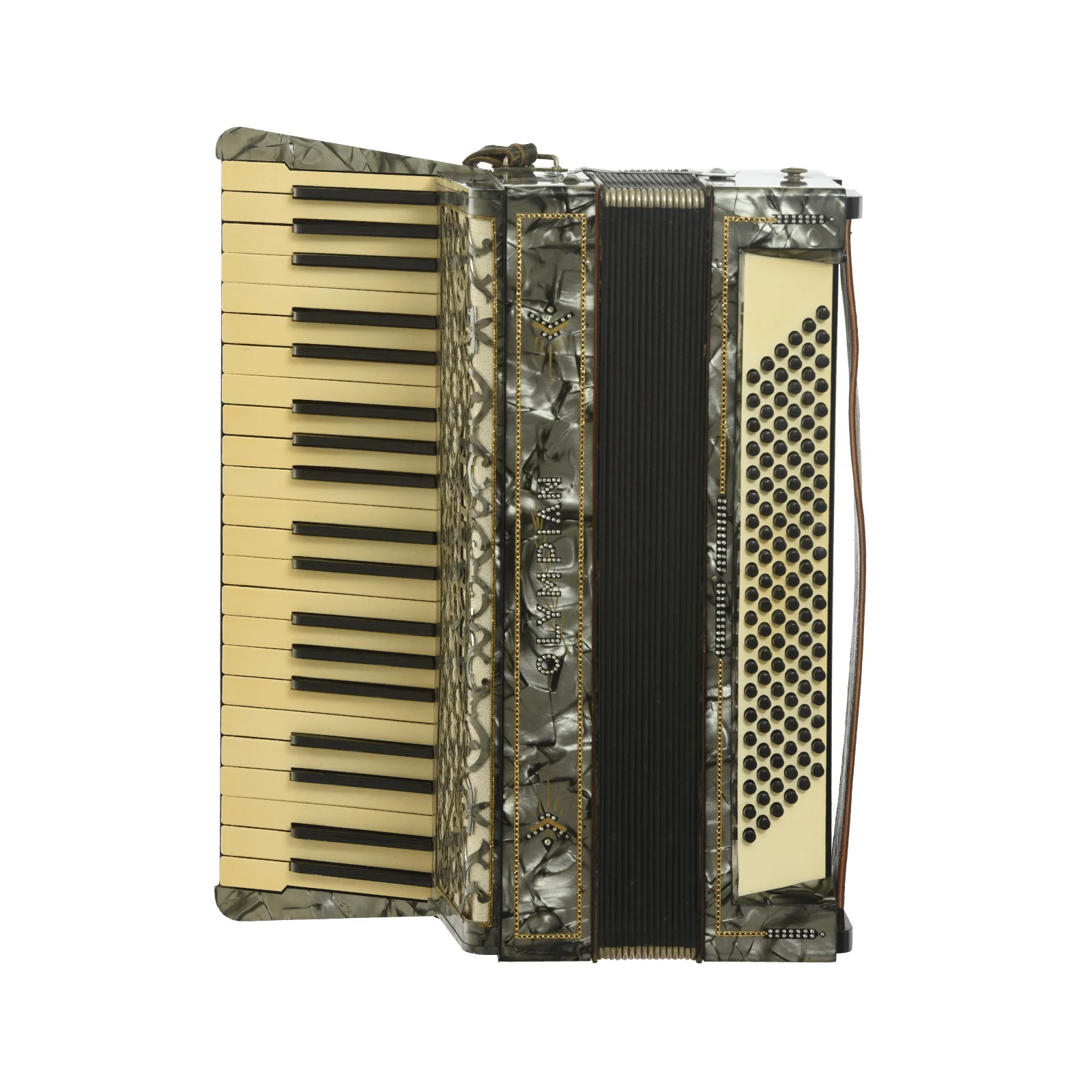 Olympian T1068D Keyboard Accordion LM 41 120 (c.1940) - Image 2