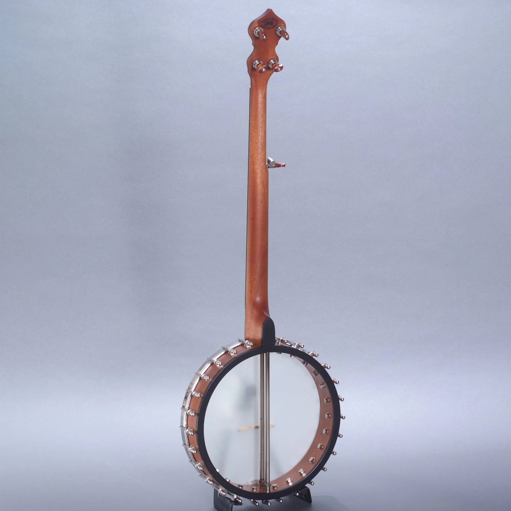 Ome Alpha 12" Openback Banjo & Case, Mahogany - Image 14