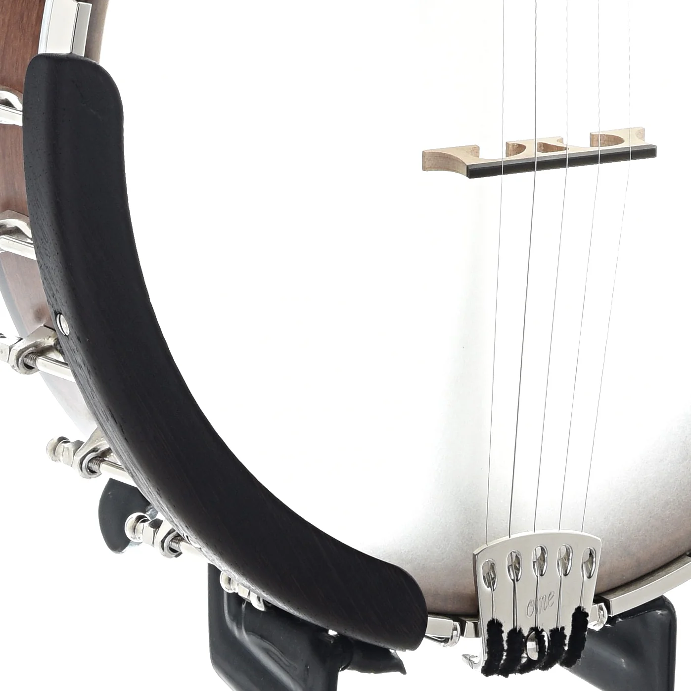 Ome Custom Alpha 12" Openback Banjo & Case, Mahogany - Image 3
