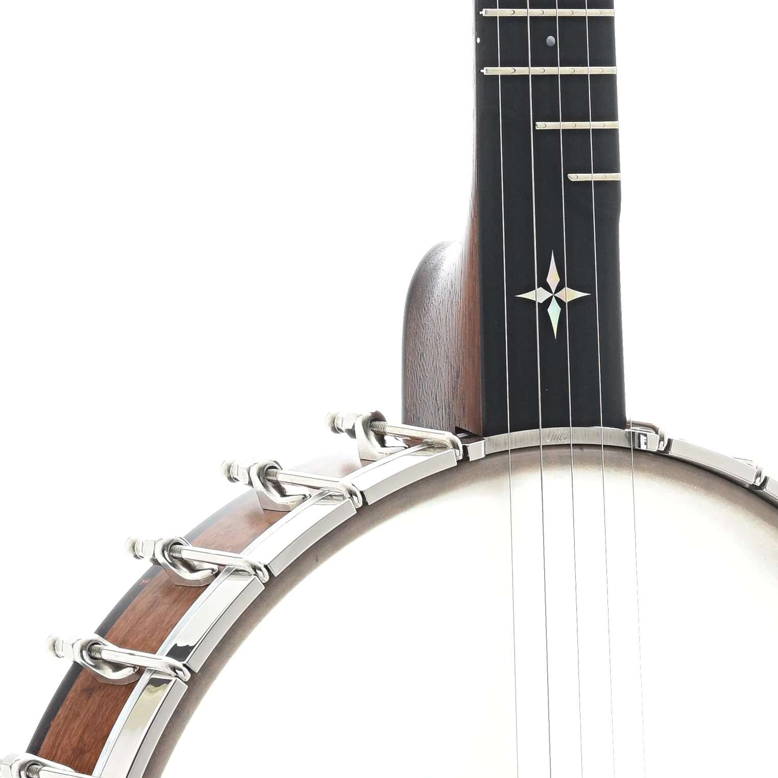 Ome Custom Alpha 12" Openback Banjo & Case, Mahogany - Image 4