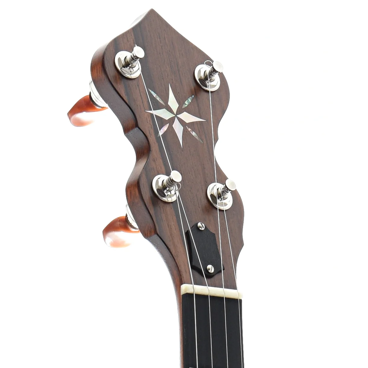 Ome Custom Alpha 12" Openback Banjo & Case, Mahogany - Image 6