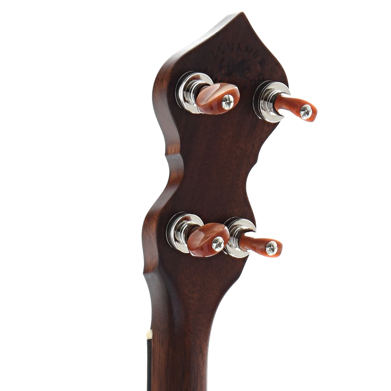 Ome Custom Alpha 12" Openback Banjo & Case, Mahogany - Image 7