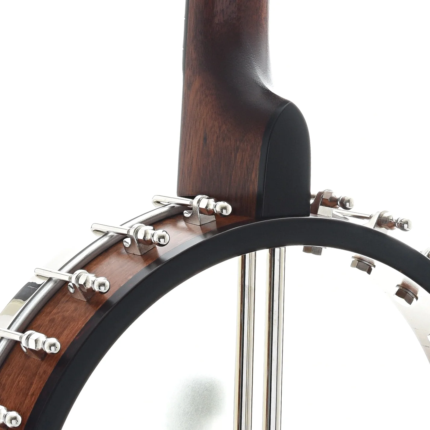 Ome Custom Alpha 12" Openback Banjo & Case, Mahogany - Image 8