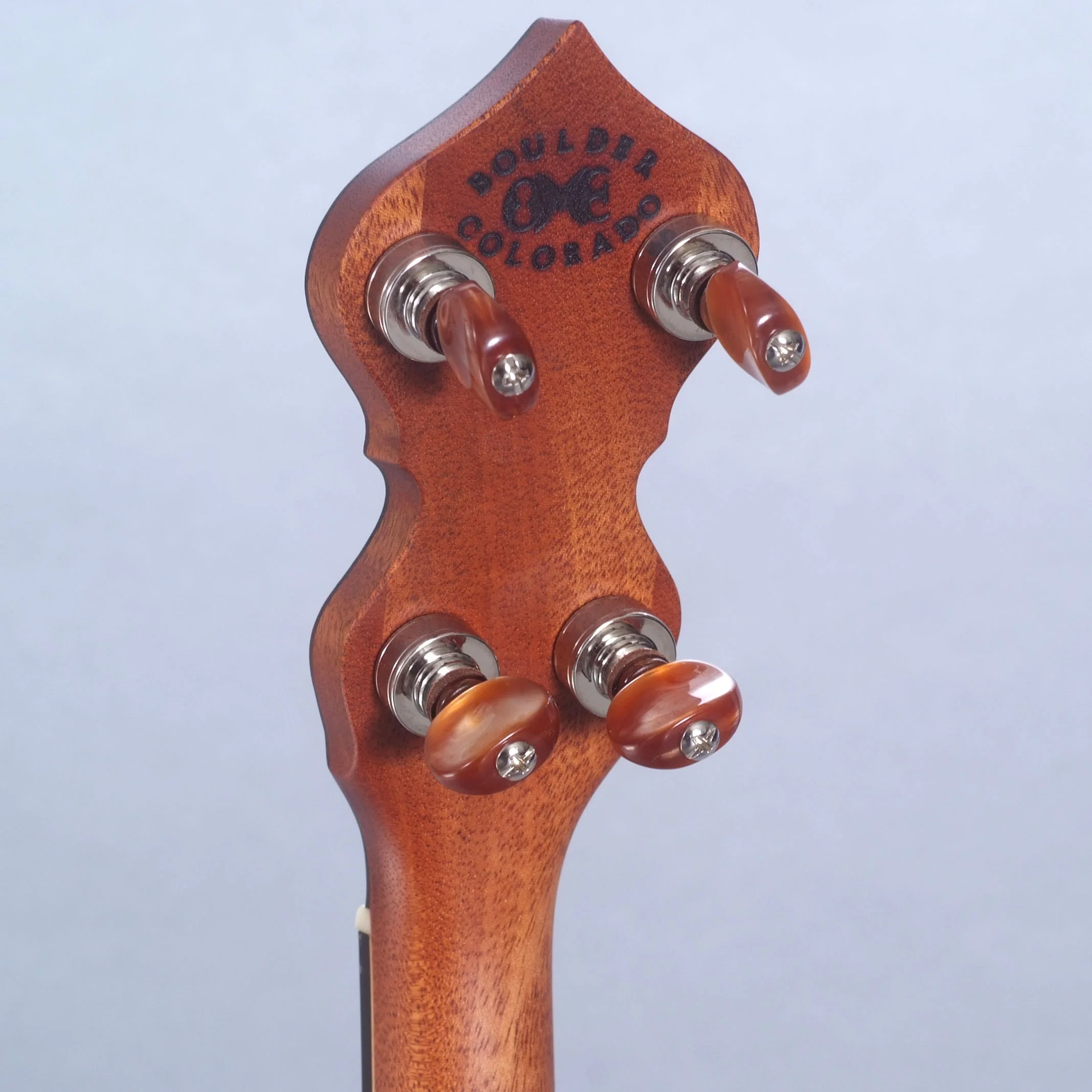 Ome Alpha 12" Openback Banjo & Case, Mahogany - Image 9