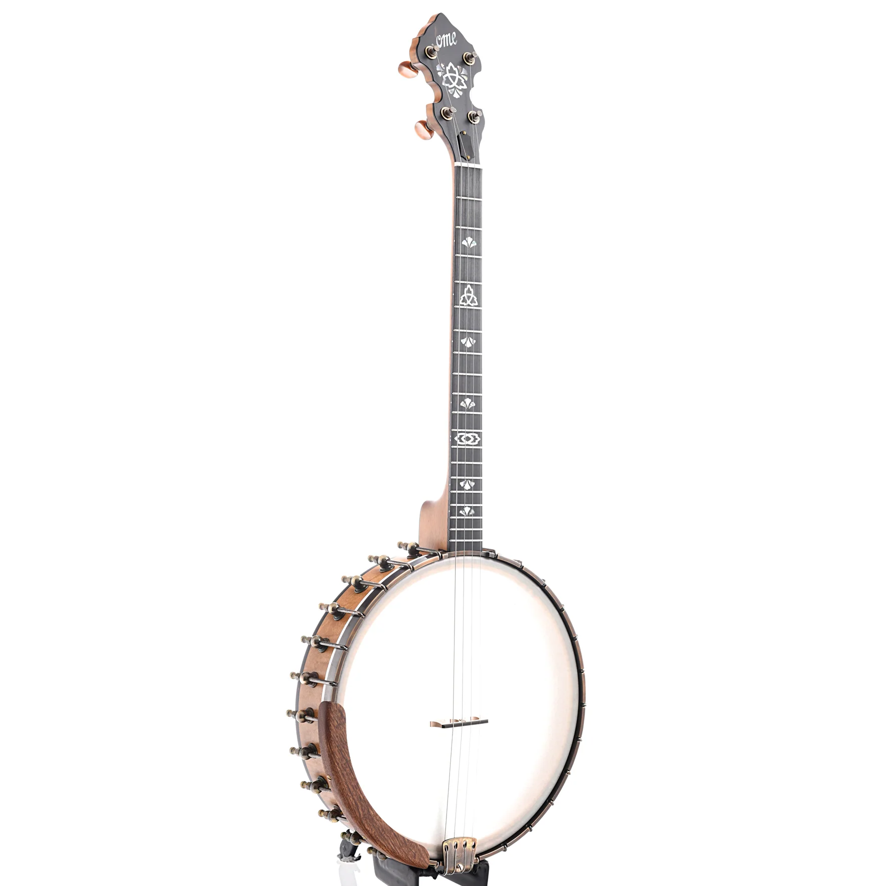 Ome Celtic 12" Tenor Banjo & Gigbag, Curly Maple - Image 2