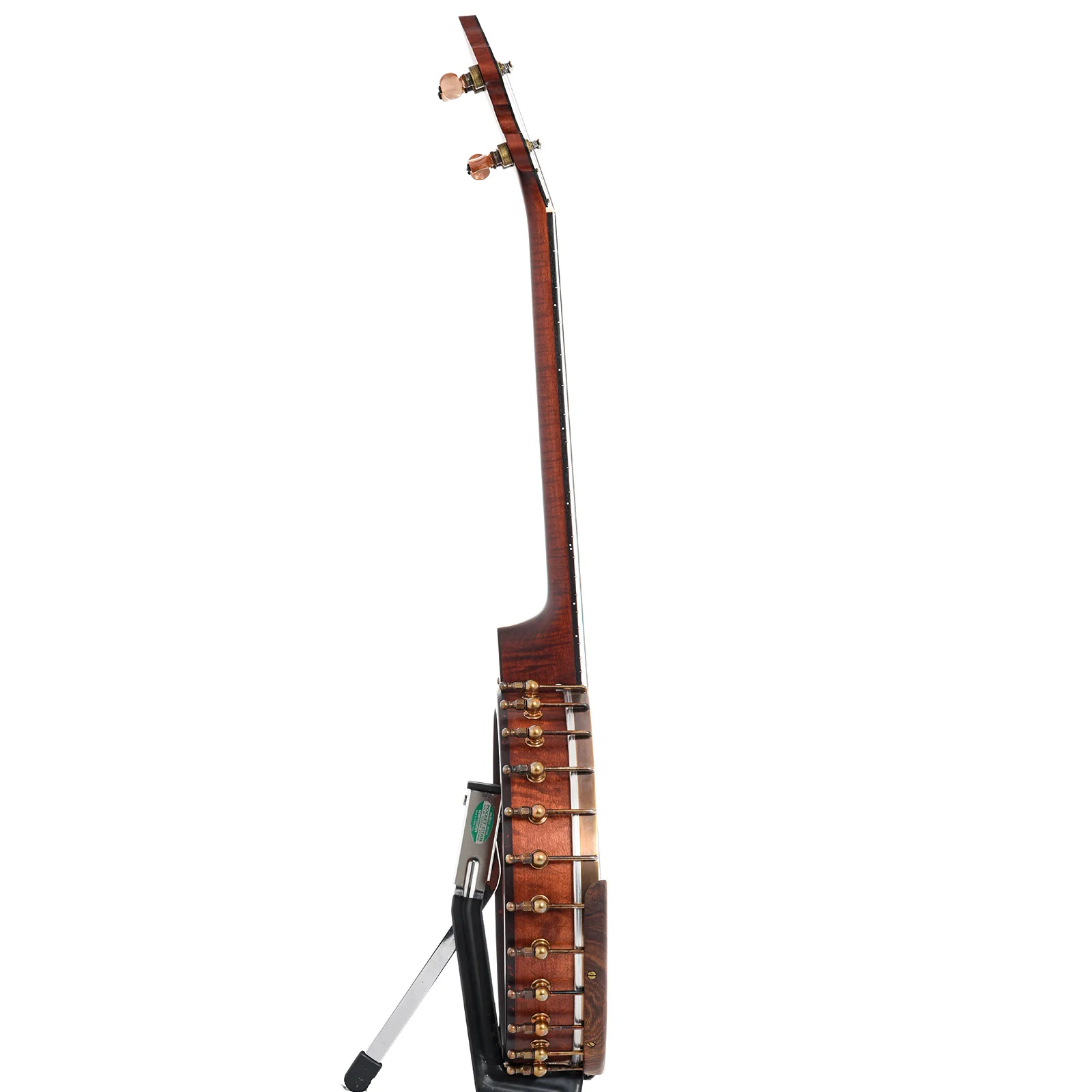 Ome Celtic 12" Tenor Banjo & Gigbag, Curly Maple, Dark Stain - Image 13