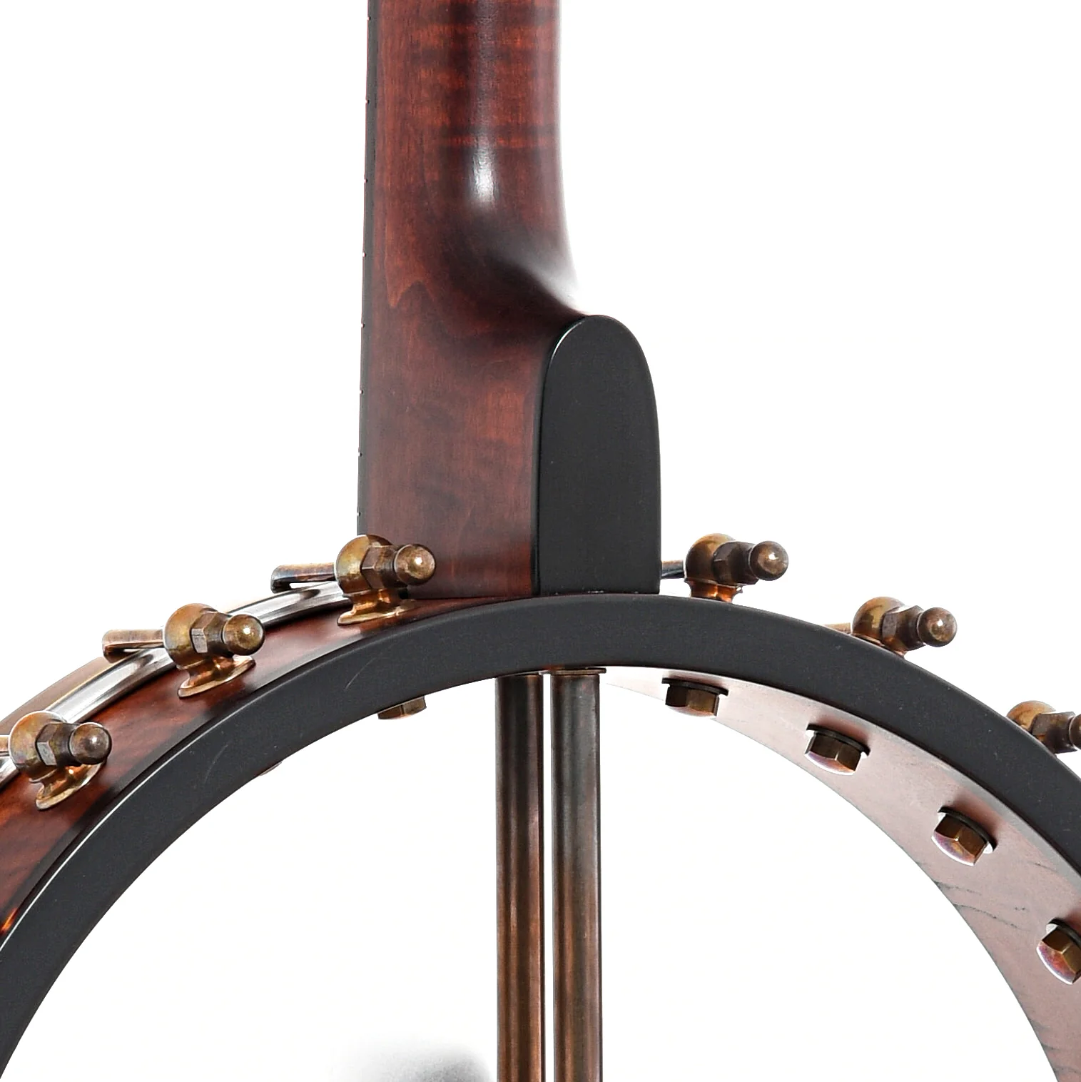 Ome Celtic 12" Tenor Banjo & Gigbag, Curly Maple, Dark Stain - Image 9