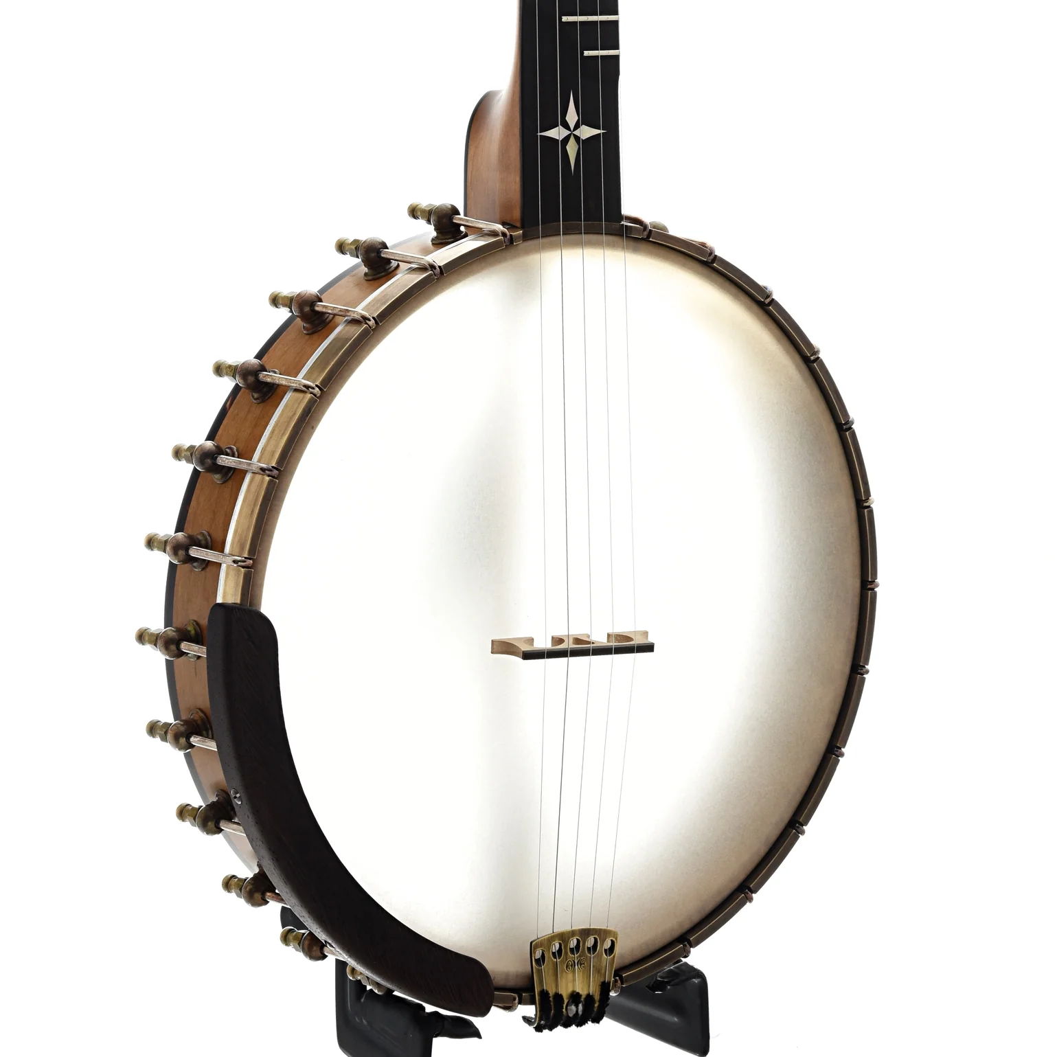 Ome Custom Minstrel 12" Banjo & Case, Curly Maple Neck - Image 2