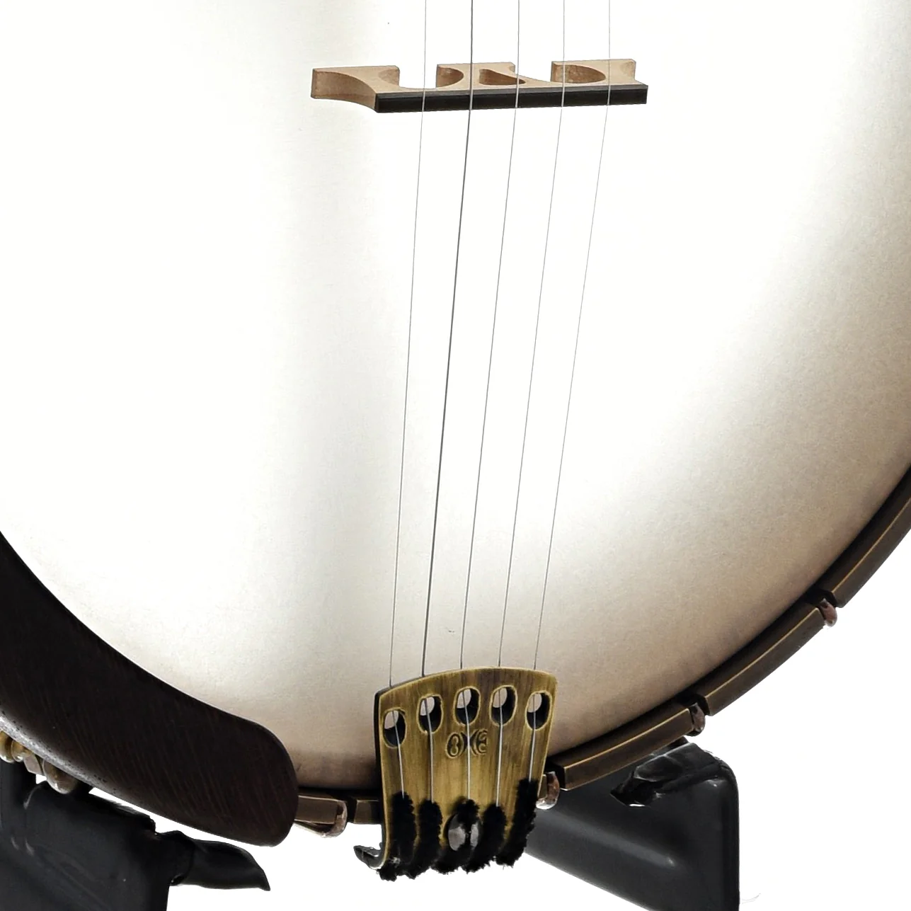 Ome Custom Minstrel 12" Banjo & Case, Curly Maple Neck - Image 3