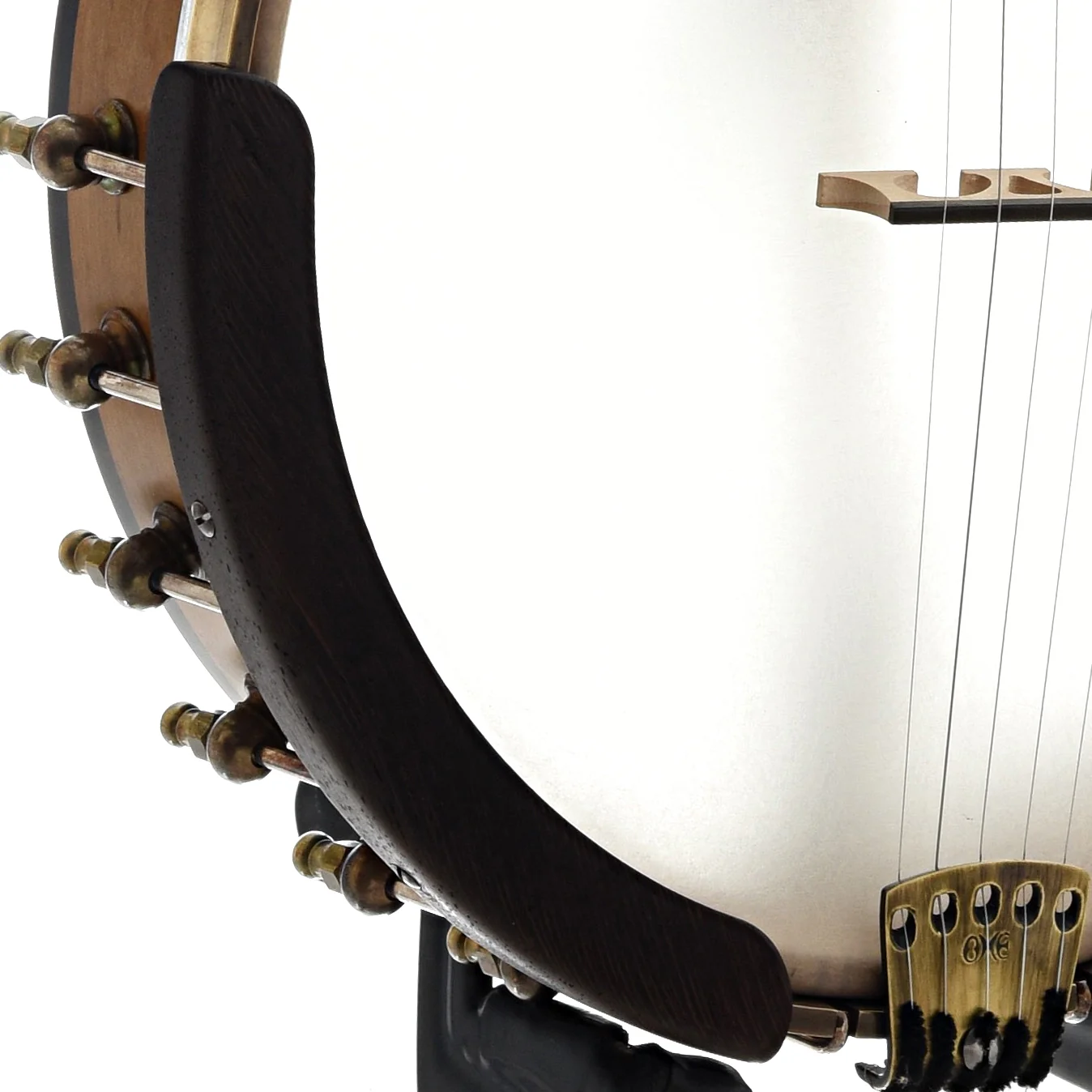 Ome Custom Minstrel 12" Banjo & Case, Curly Maple Neck - Image 4