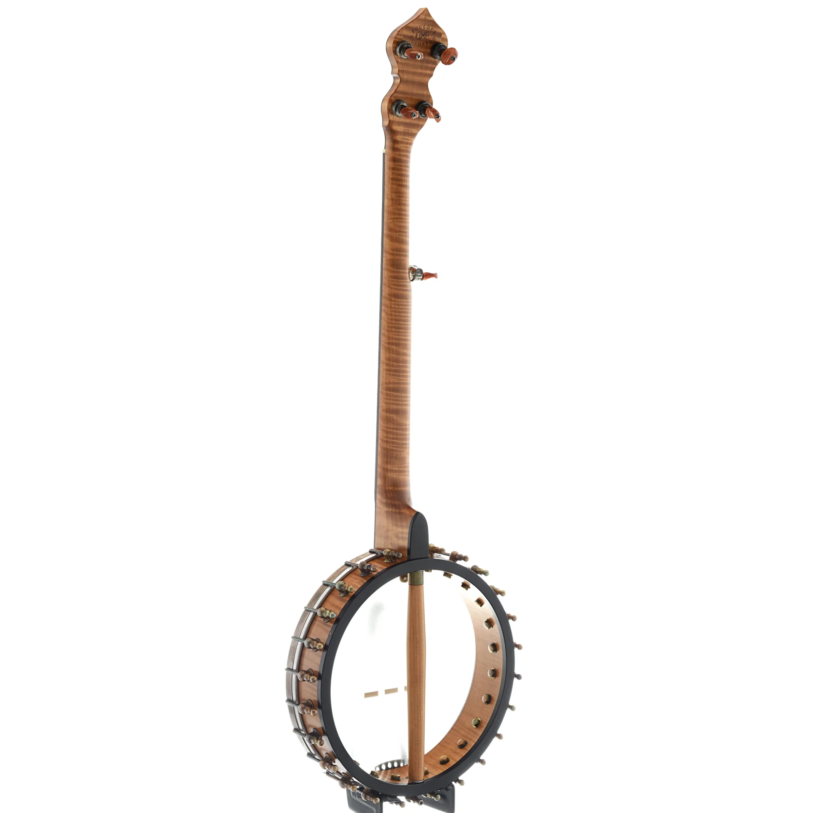 Ome Flora 11" Openback Banjo & Case, Curly Maple - Image 11