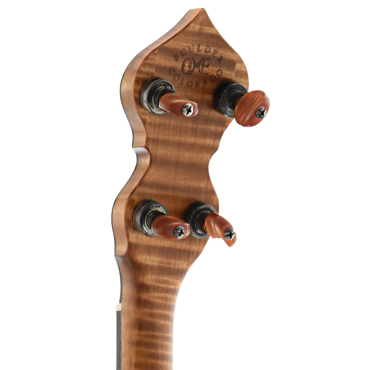 Ome Flora 11" Openback Banjo & Case, Curly Maple - Image 7