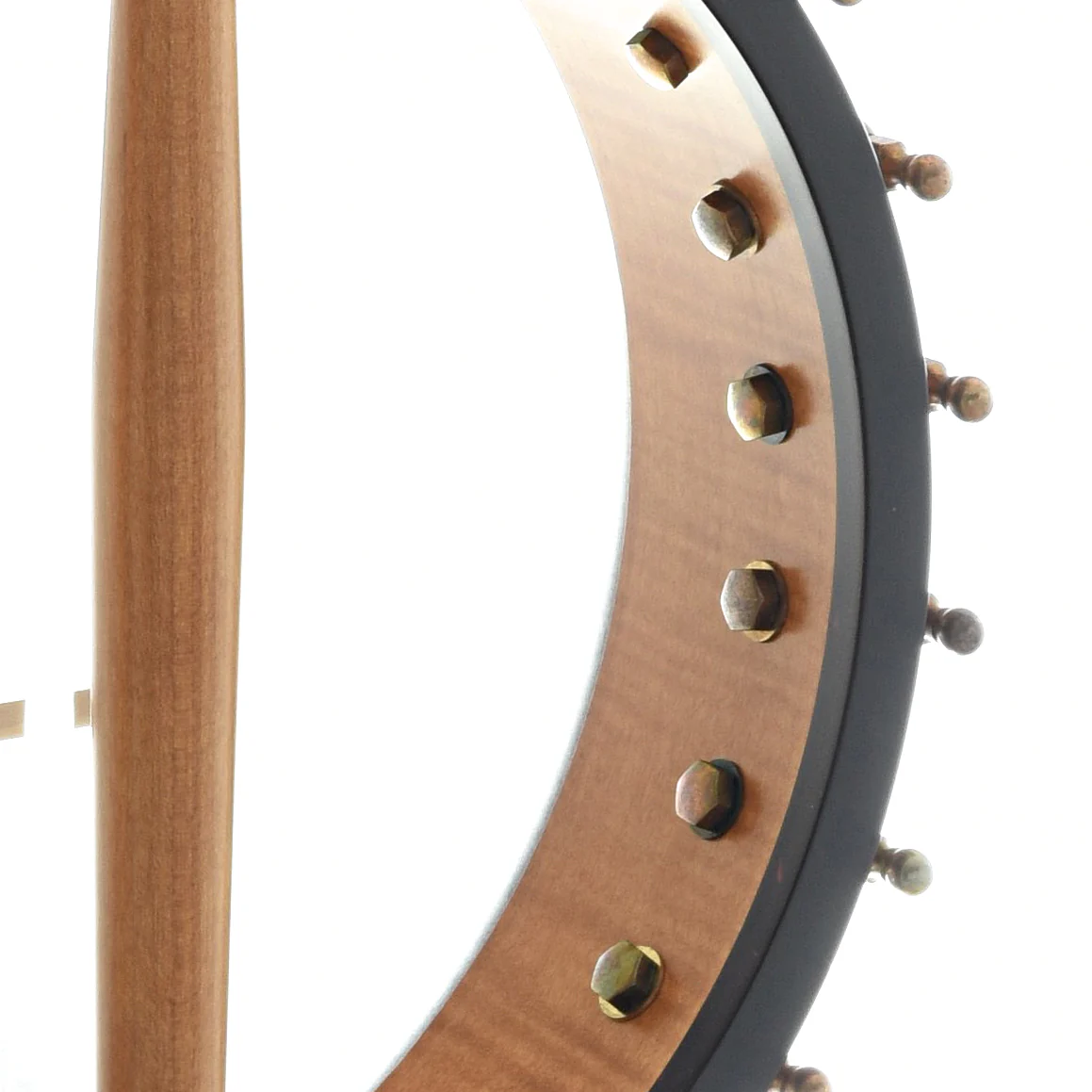 Ome Flora 11" Openback Banjo & Case, Curly Maple - Image 9