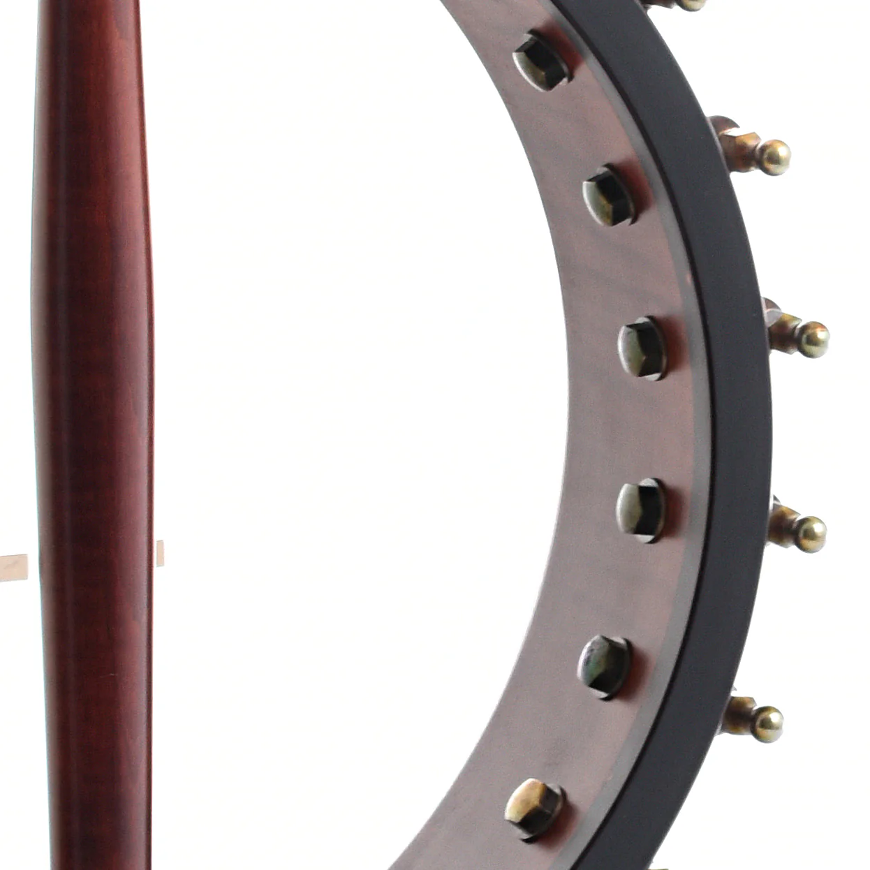 Ome Flora 11" Openback Banjo & Case, Curly Maple, Dark Stain - Image 10
