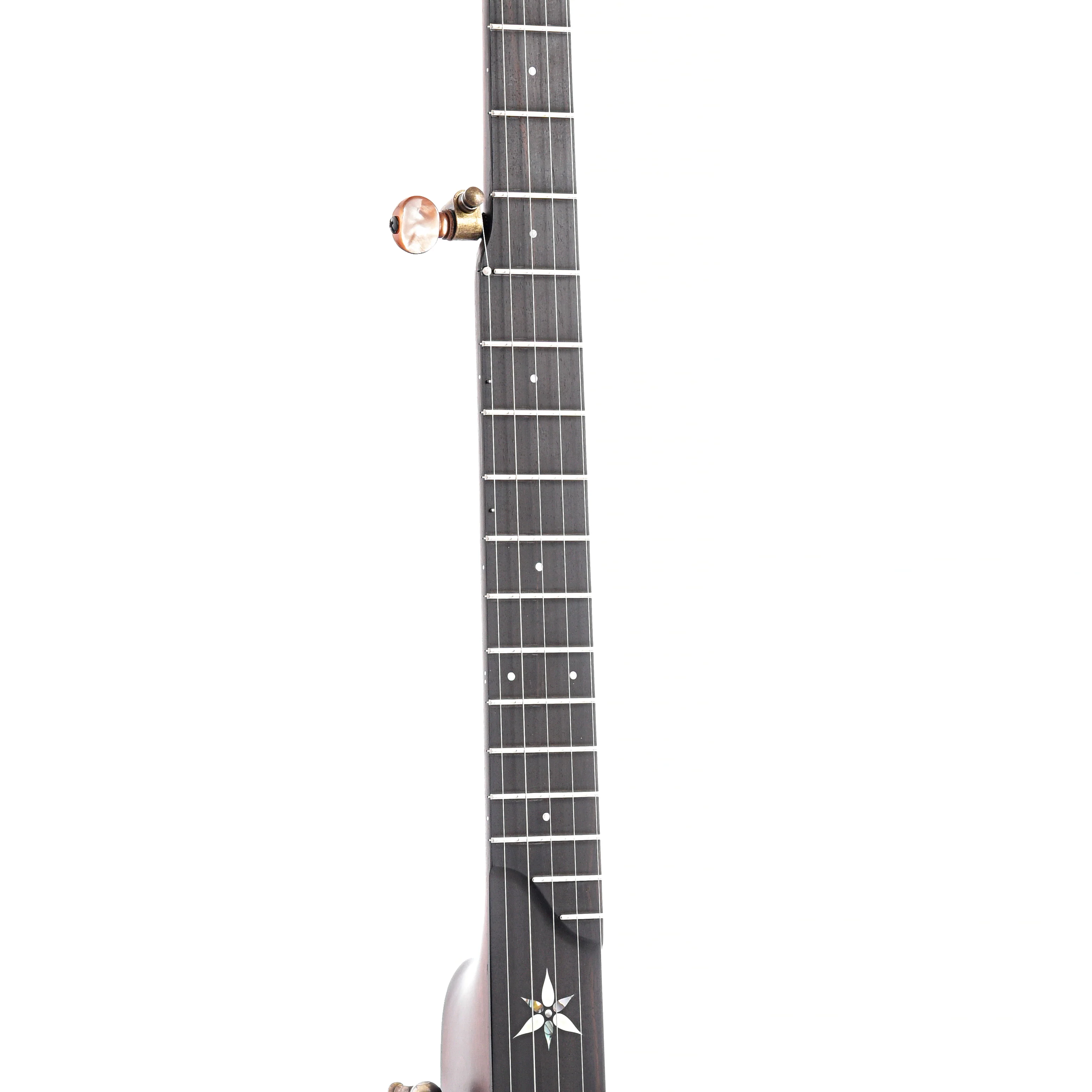 Ome Flora 11" Openback Banjo & Case, Curly Maple, Dark Stain - Image 6
