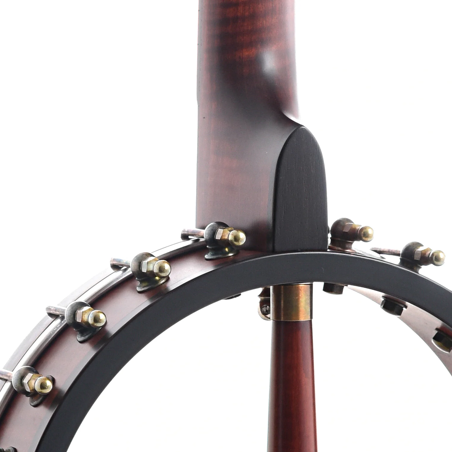 Ome Flora 11" Openback Banjo & Case, Curly Maple, Dark Stain - Image 9
