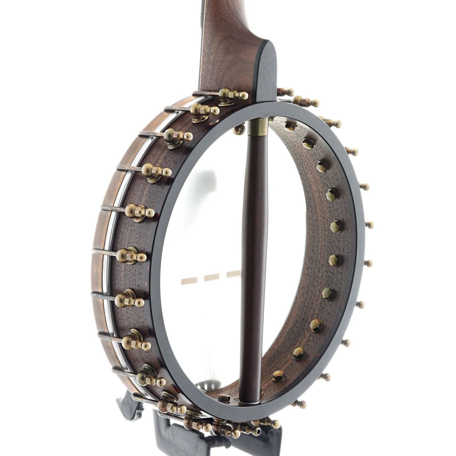 Ome Flora 11" Openback Banjo & Case, Walnut - Image 10