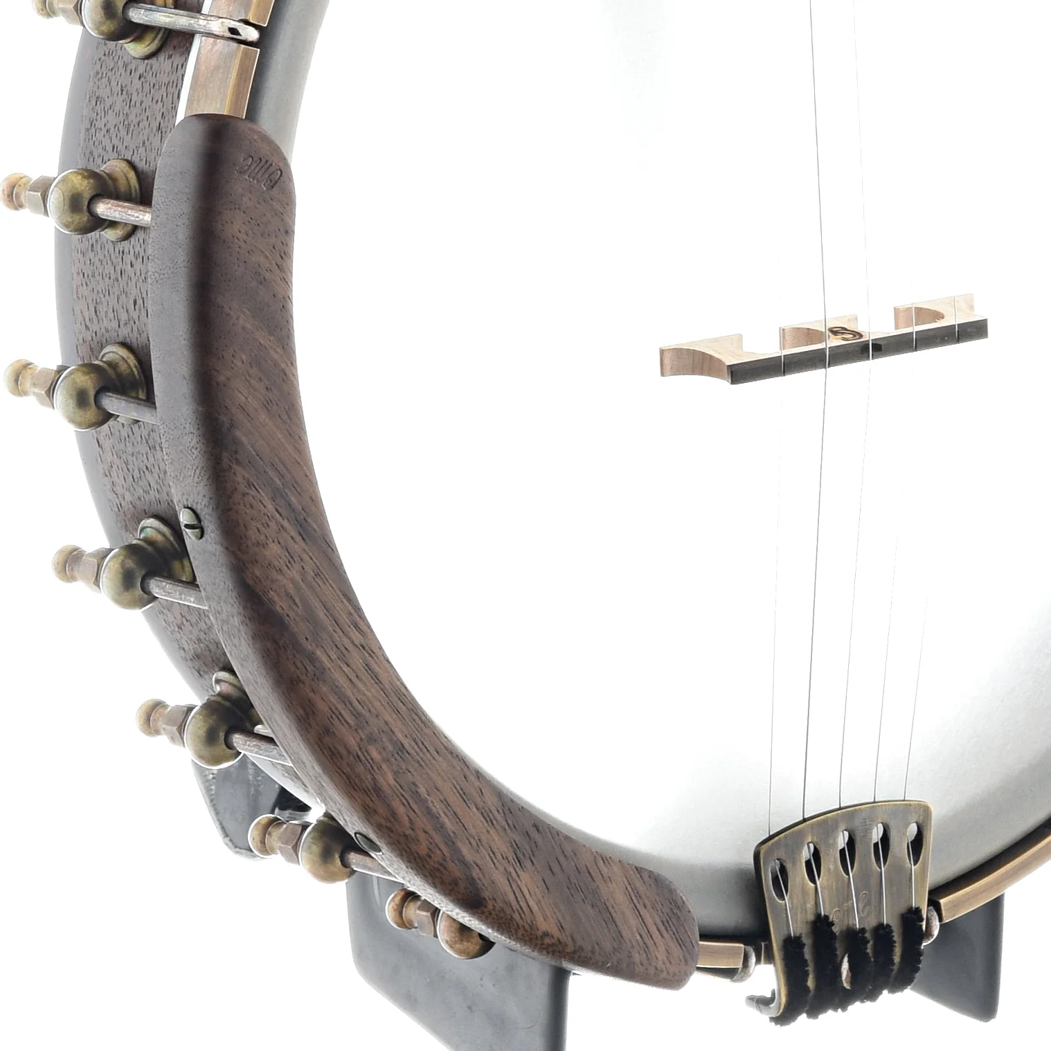 Ome Flora 11" Openback Banjo & Case, Walnut - Image 4