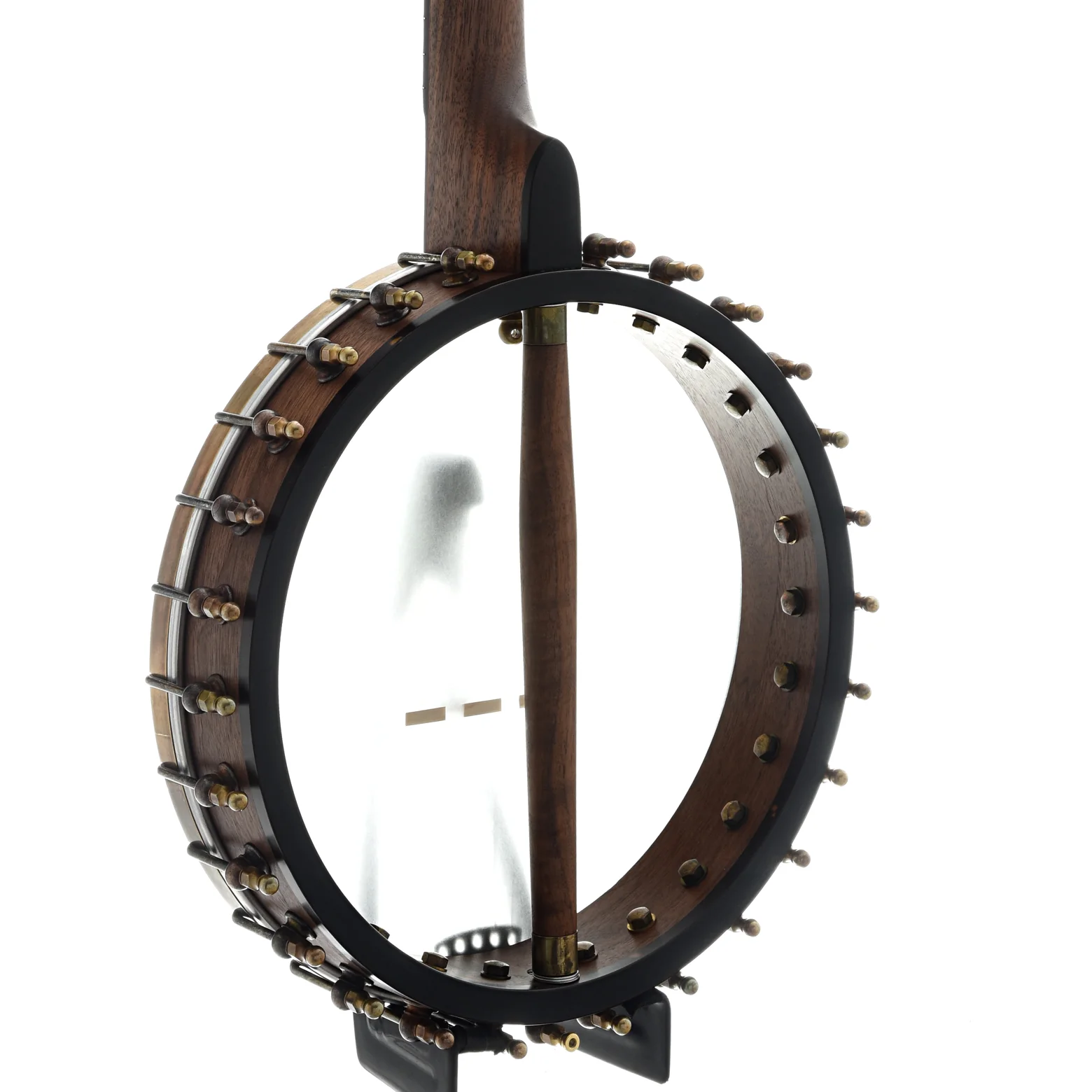 Ome Flora 12" Openback Banjo & Case, Walnut - Image 10
