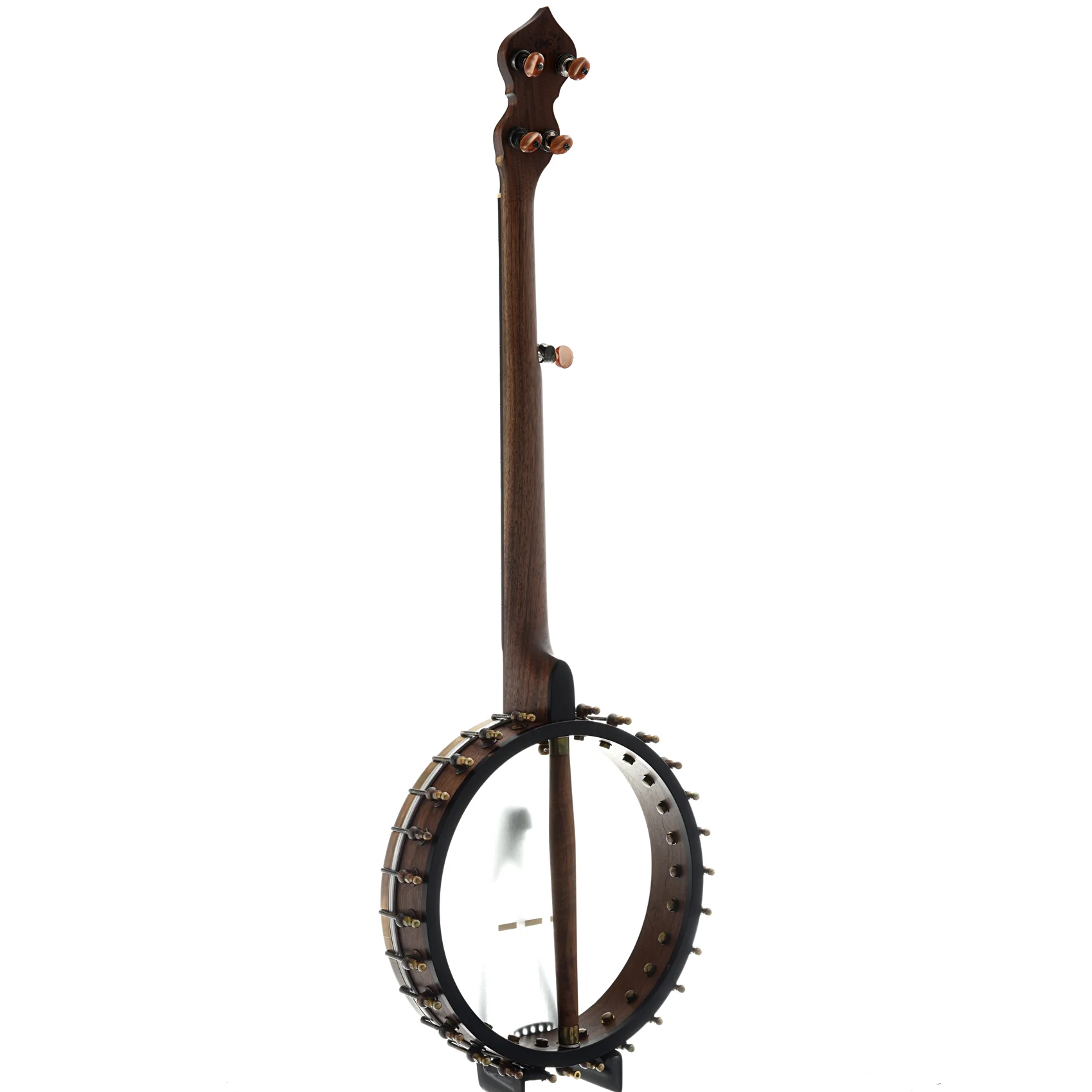 Ome Flora 12" Openback Banjo & Case, Walnut - Image 11