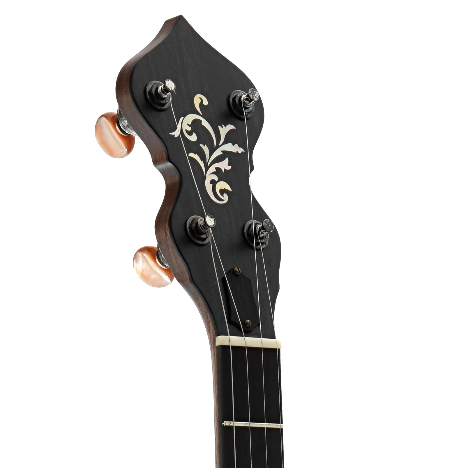 Ome Flora 12" Openback Banjo & Case, Walnut - Image 6