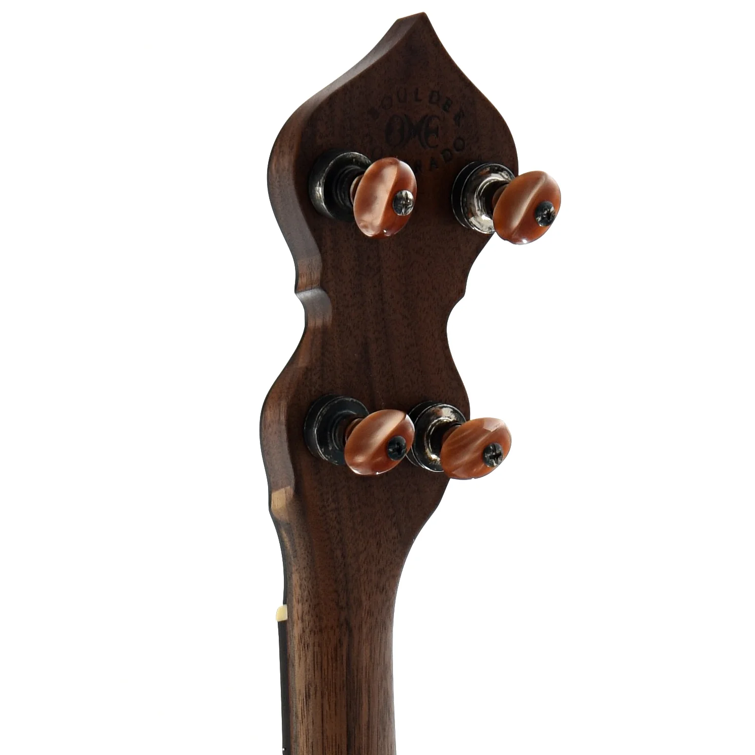 Ome Flora 12" Openback Banjo & Case, Walnut - Image 7