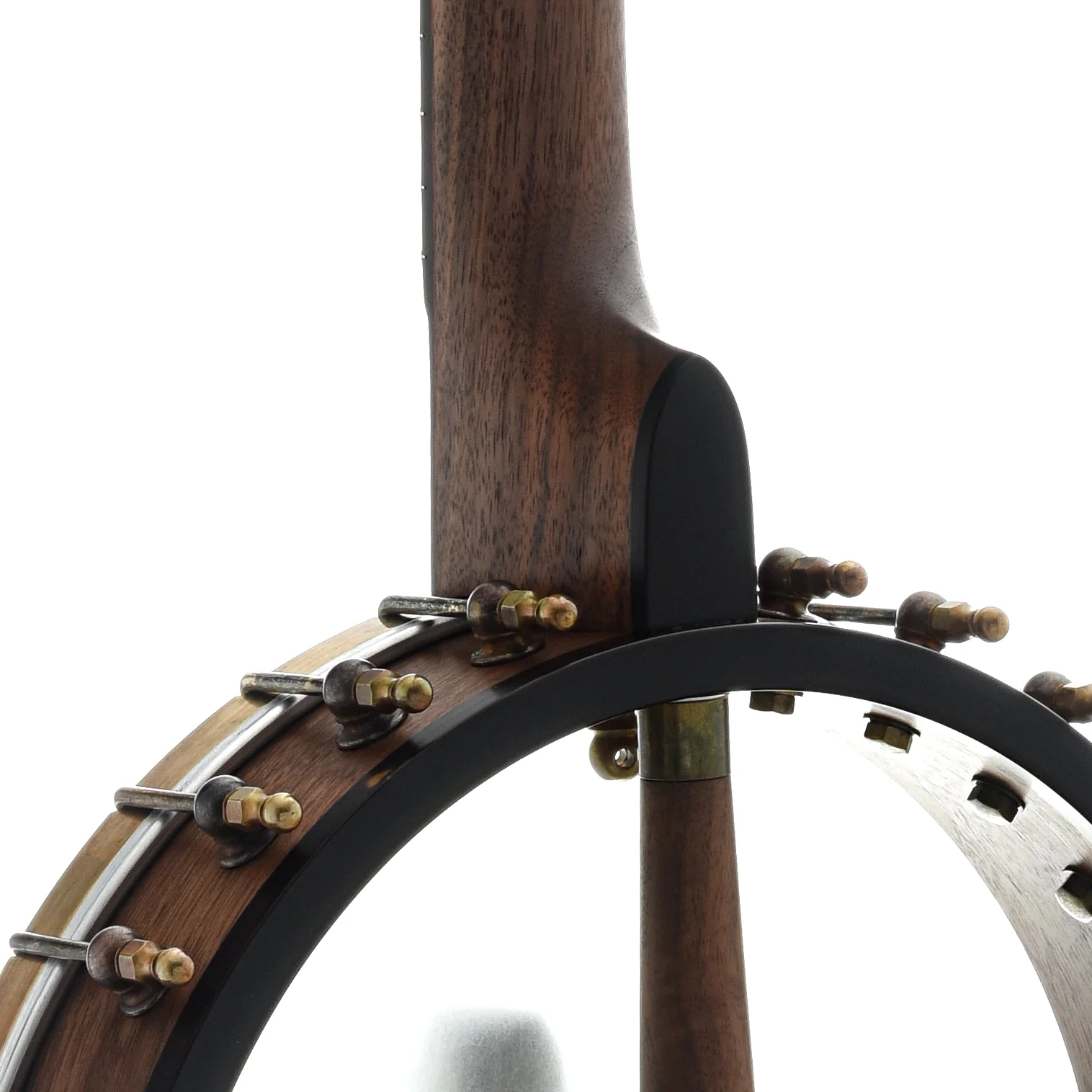 Ome Flora 12" Openback Banjo & Case, Walnut - Image 8