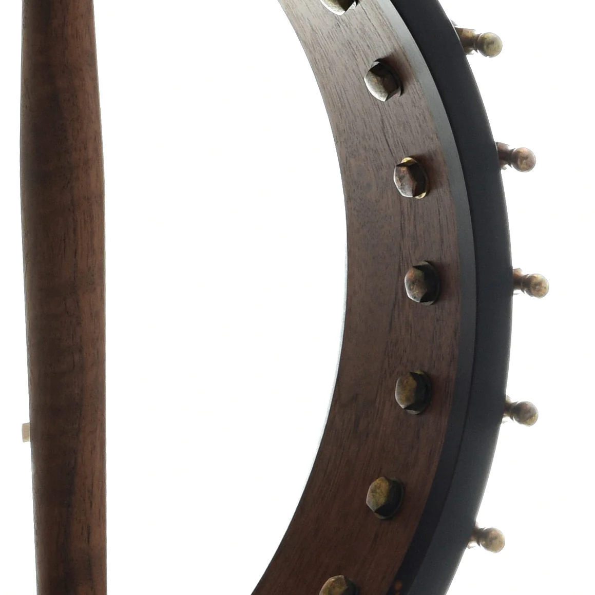 Ome Flora 12" Openback Banjo & Case, Walnut - Image 9