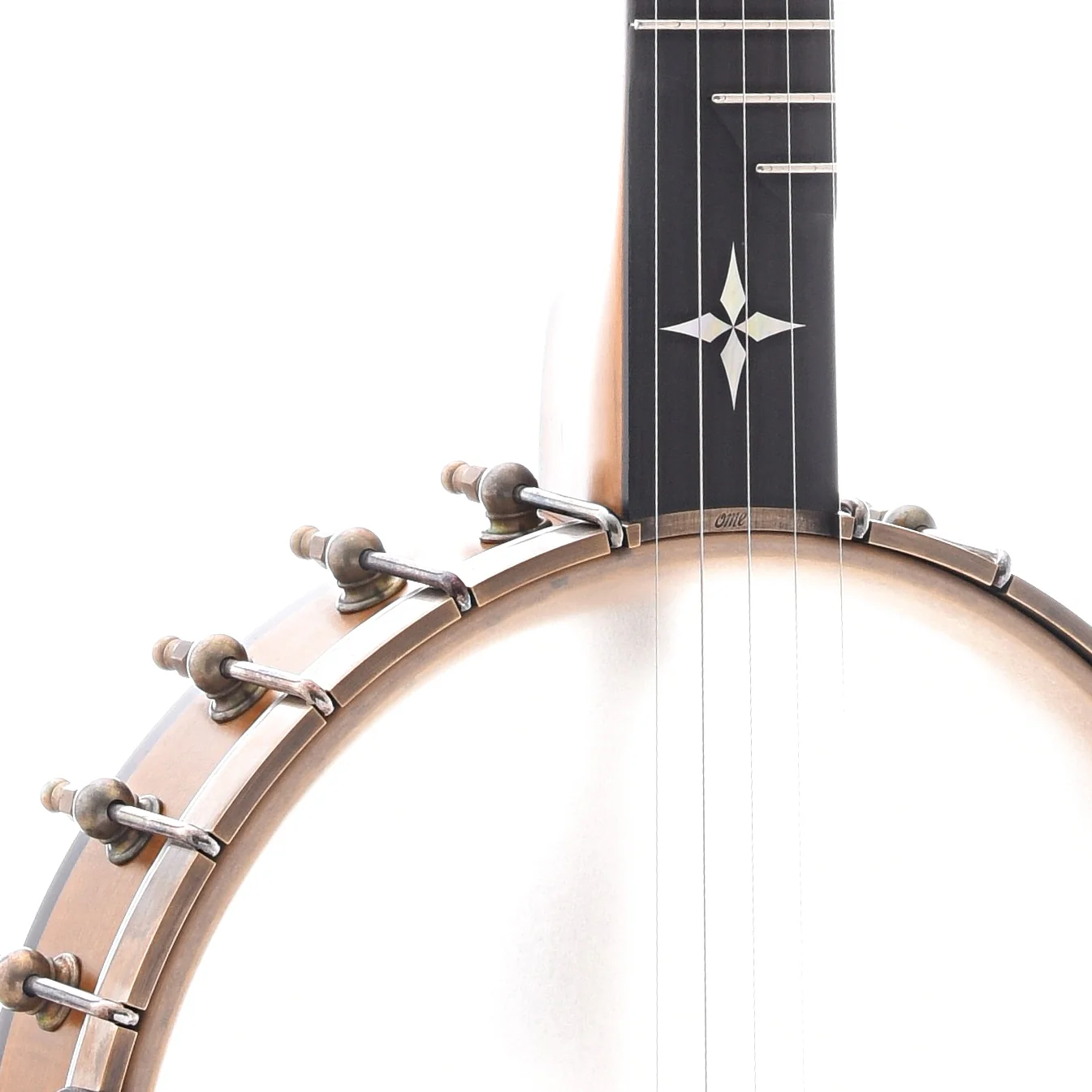 Ome Minstrel 11" Banjo & Case, Curly Maple Neck - Image 4