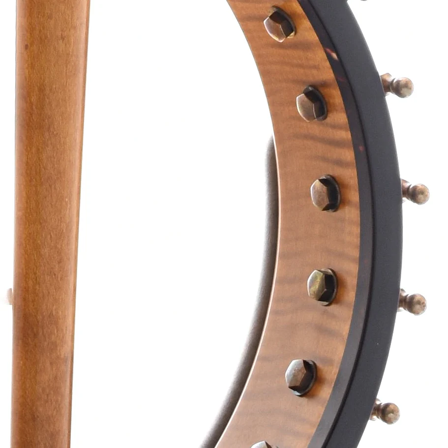 Ome Minstrel 11" Banjo & Case, Curly Maple Neck - Image 9