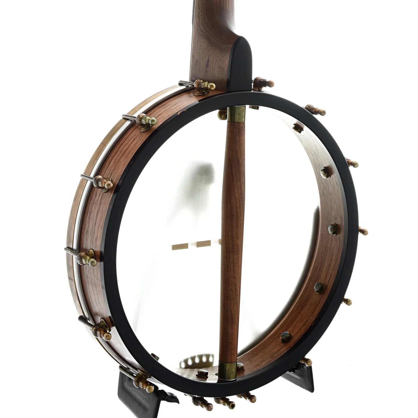 Ome Minstrel Custom Openback Banjo & Case, Walnut Neck & Rim - Image 10