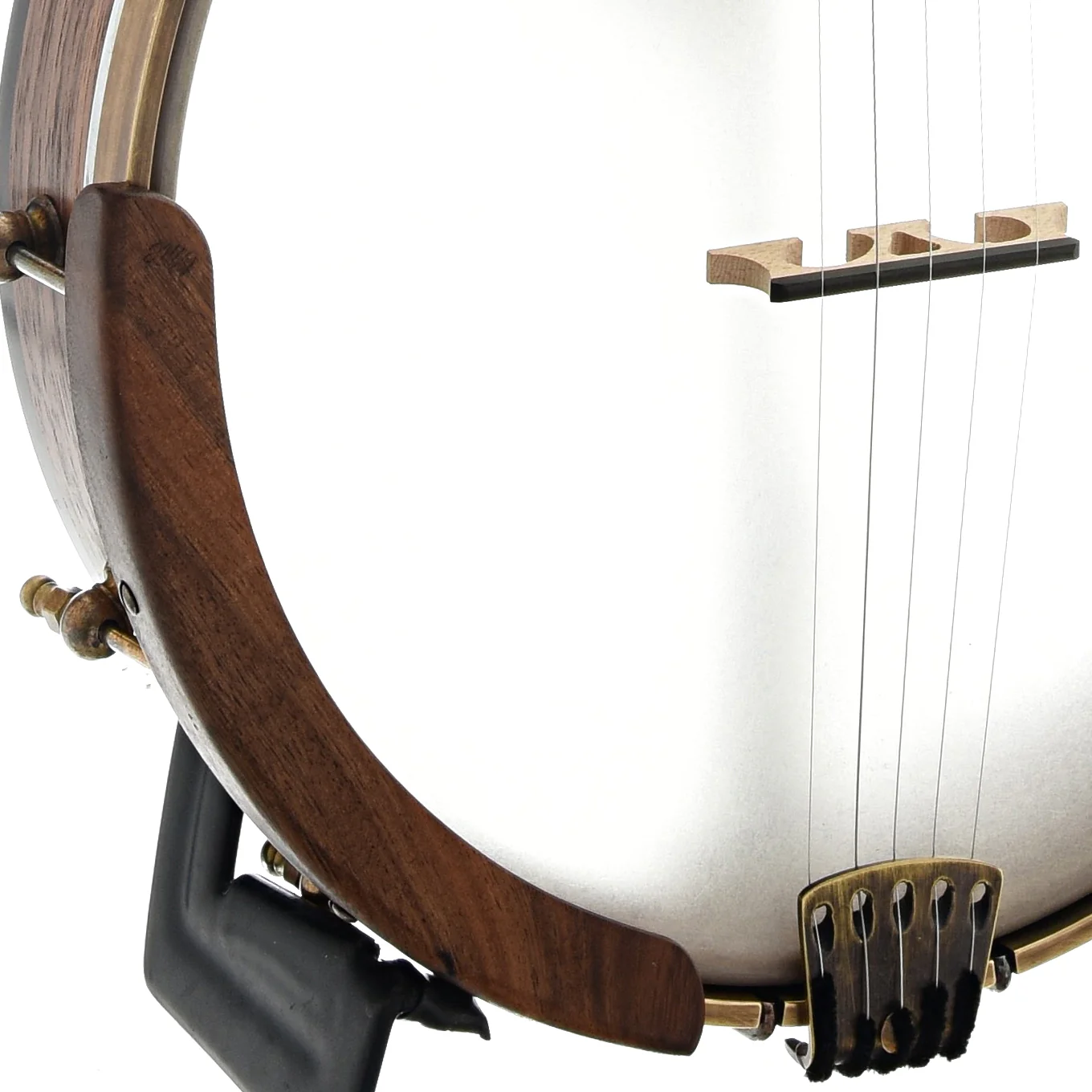 Ome Minstrel Custom Openback Banjo & Case, Walnut Neck & Rim - Image 3