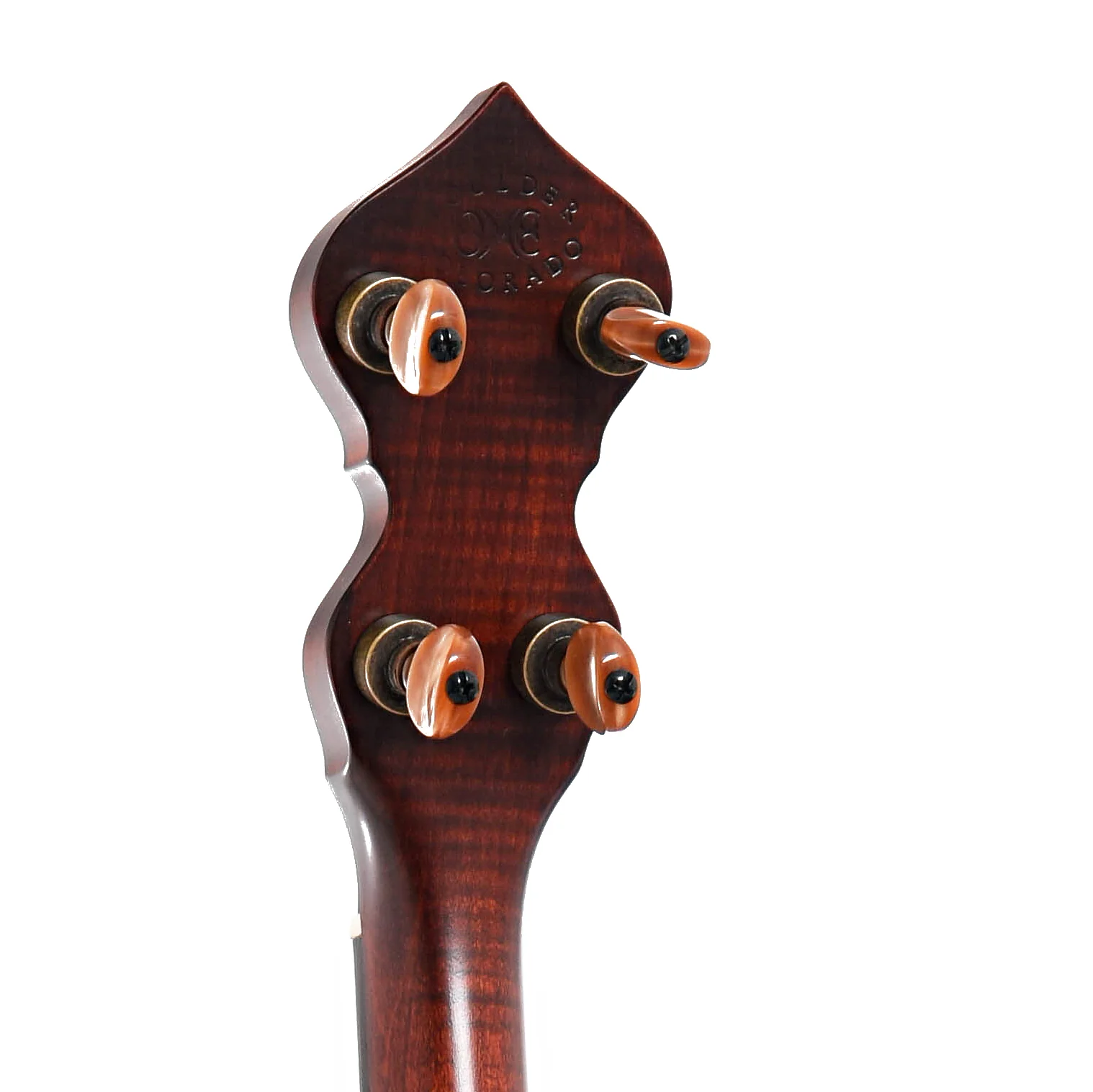 Ome Mira 11" Openback Banjo & Case, Curly Maple, Tubaphone Tone Ring, Radiused Fretboard - Image 10