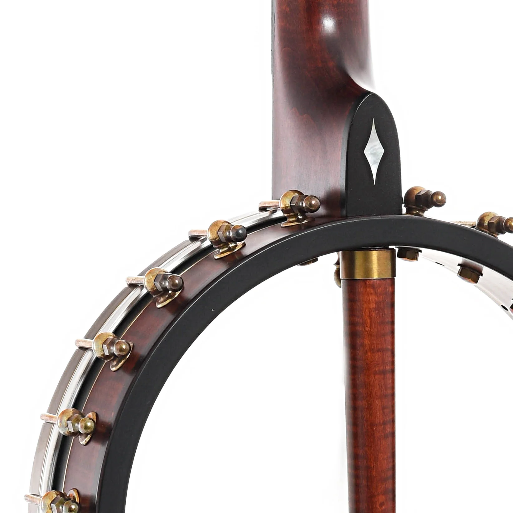 Ome Mira 11" Openback Banjo & Case, Curly Maple, Tubaphone Tone Ring, Radiused Fretboard - Image 11