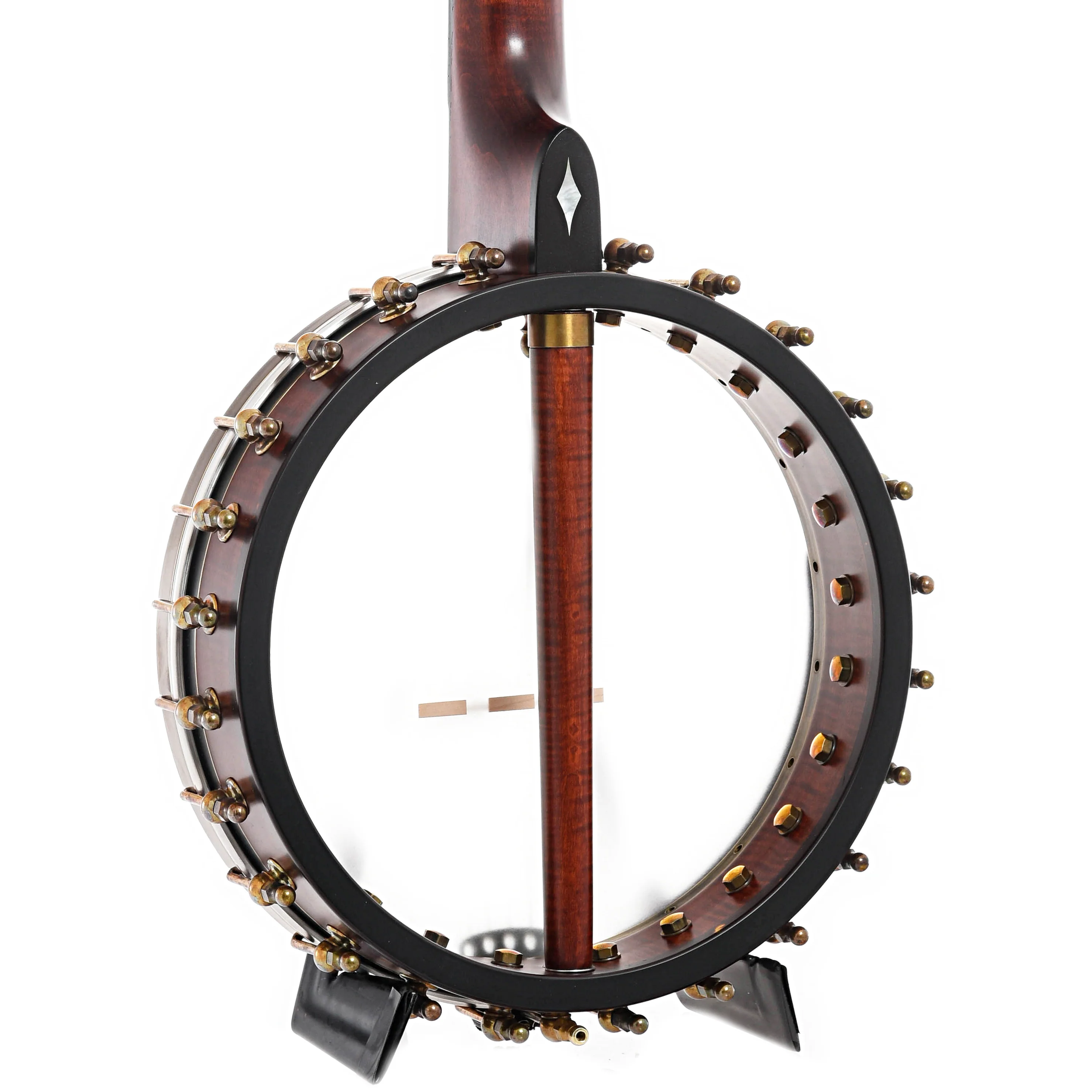 Ome Mira 11" Openback Banjo & Case, Curly Maple, Tubaphone Tone Ring, Radiused Fretboard - Image 12