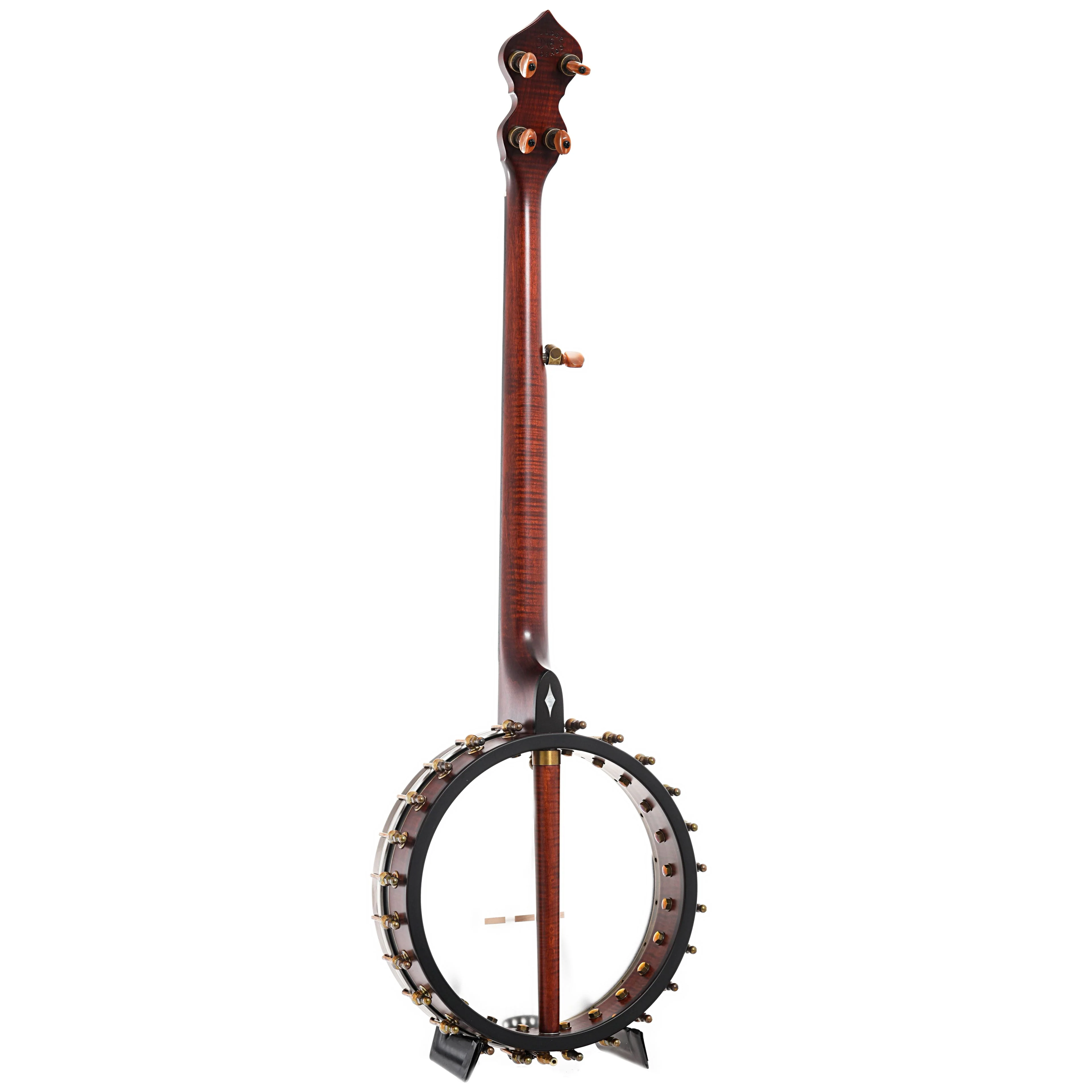 Ome Mira 11" Openback Banjo & Case, Curly Maple, Tubaphone Tone Ring, Radiused Fretboard - Image 13