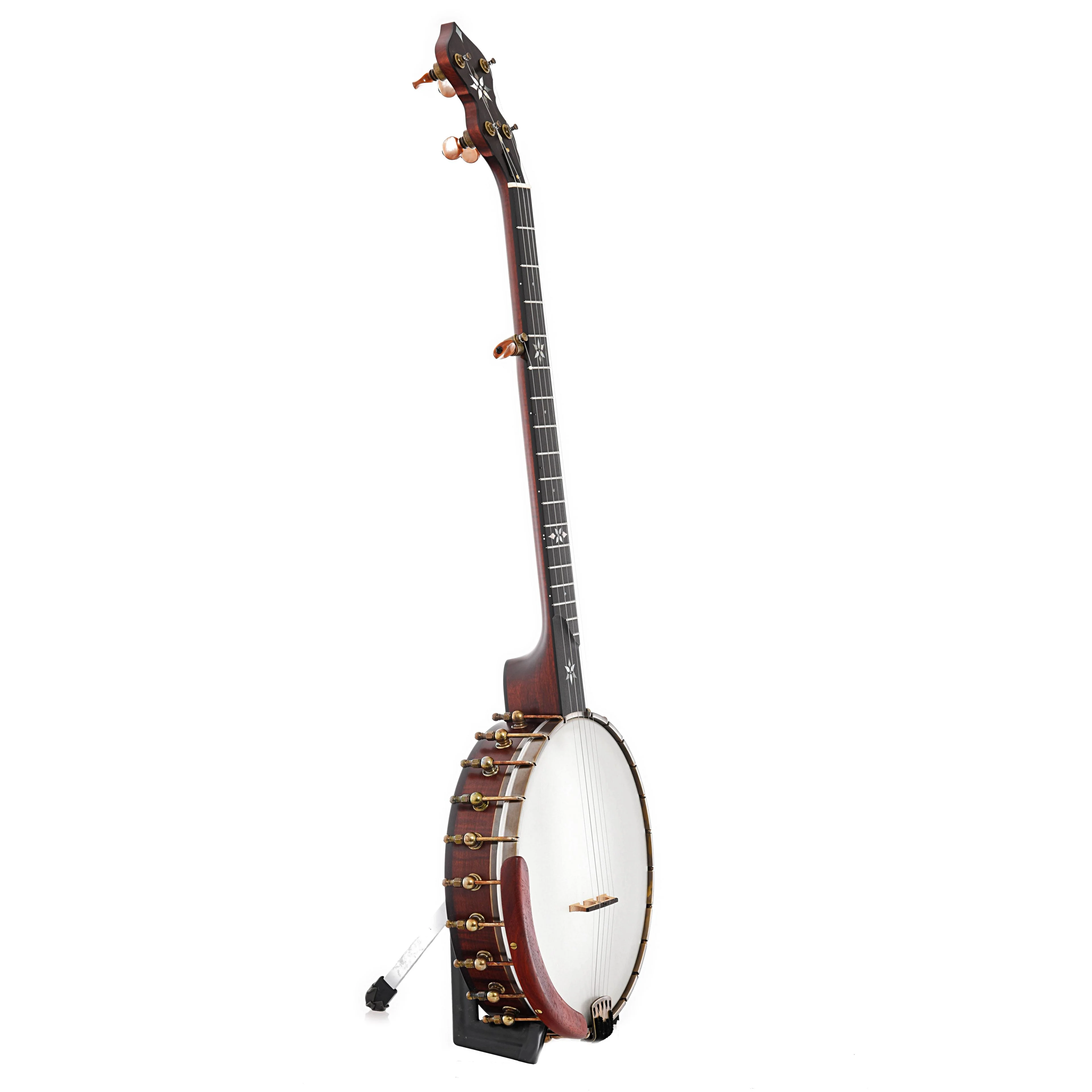 Ome Mira 11" Openback Banjo & Case, Curly Maple, Tubaphone Tone Ring, Radiused Fretboard - Image 3
