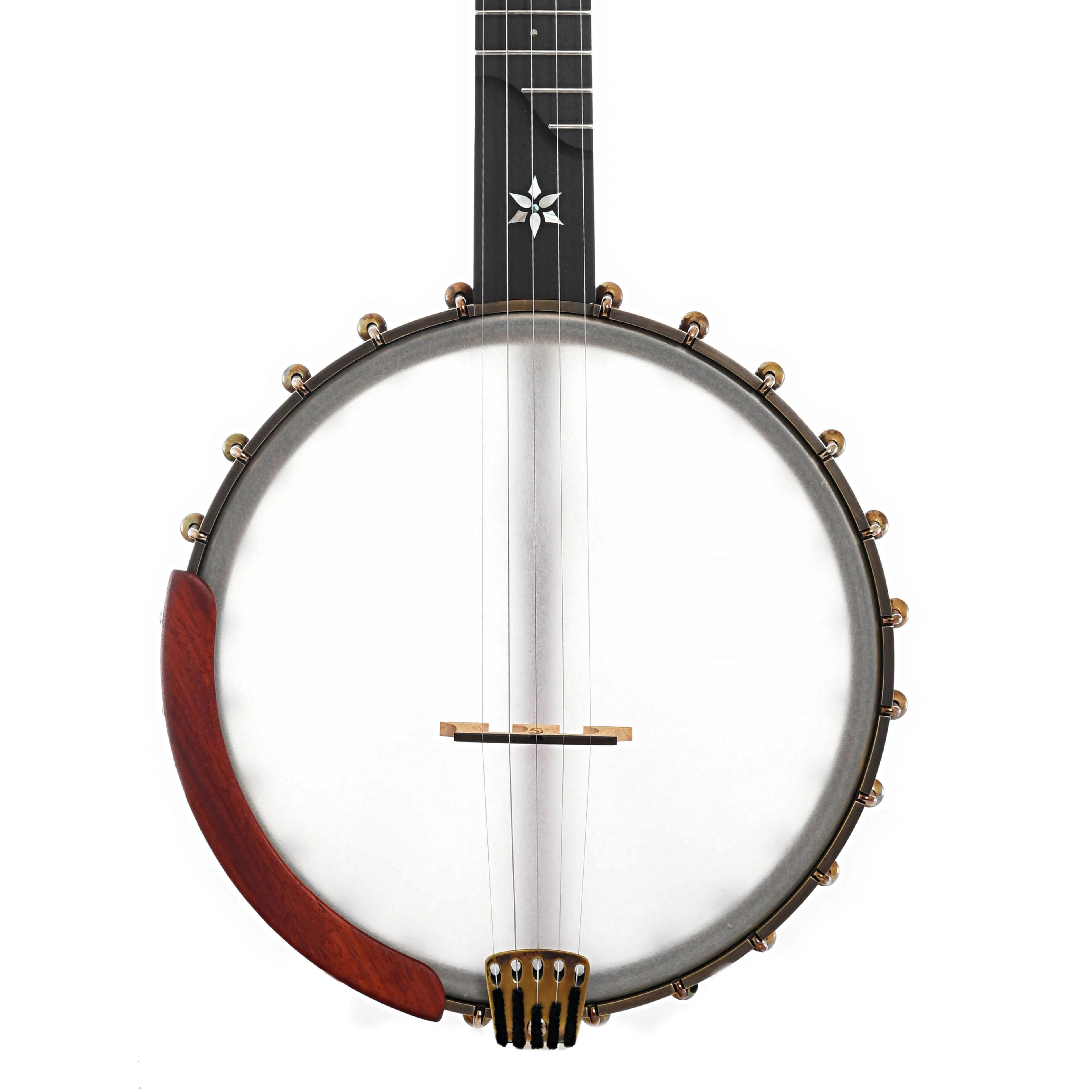Ome Mira 11" Openback Banjo & Case, Curly Maple, Tubaphone Tone Ring, Radiused Fretboard - Image 5
