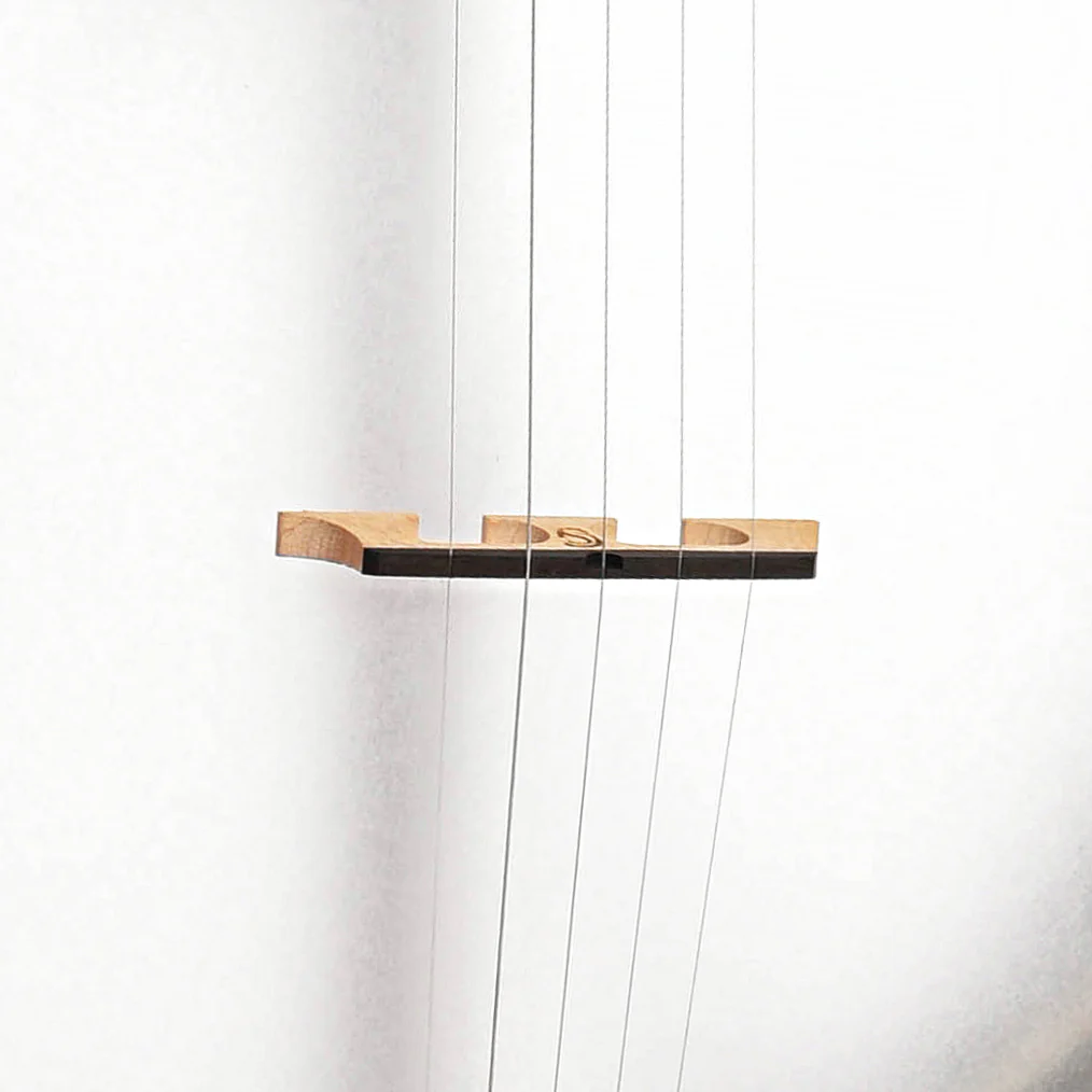 Ome Mira 11" Openback Banjo & Case, Curly Maple, Tubaphone Tone Ring, Radiused Fretboard - Image 6