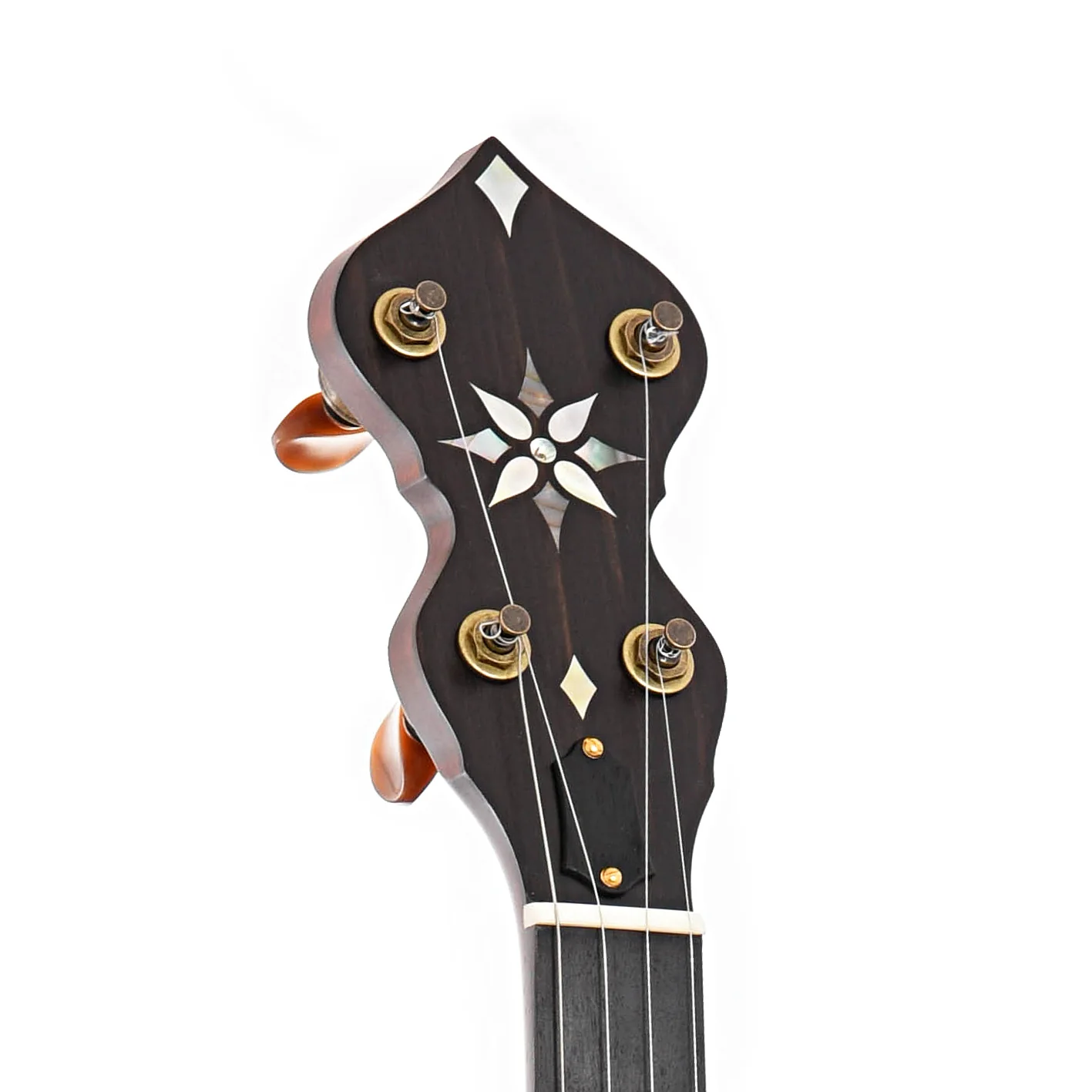 Ome Mira 11" Openback Banjo & Case, Curly Maple, Tubaphone Tone Ring, Radiused Fretboard - Image 9