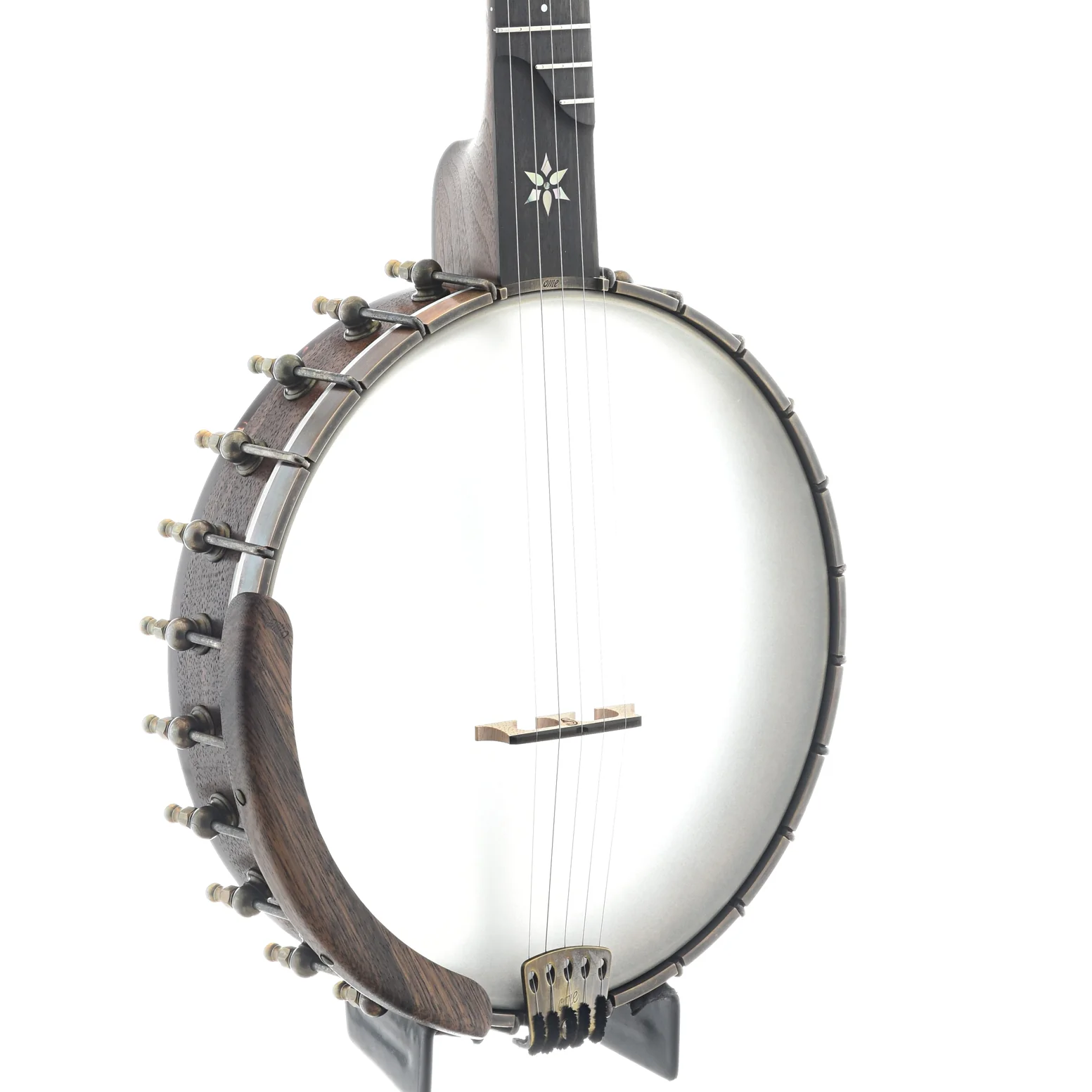 Ome Mira 11" Openback Banjo & Case, Walnut Neck, Radiused Fretboard - Image 2