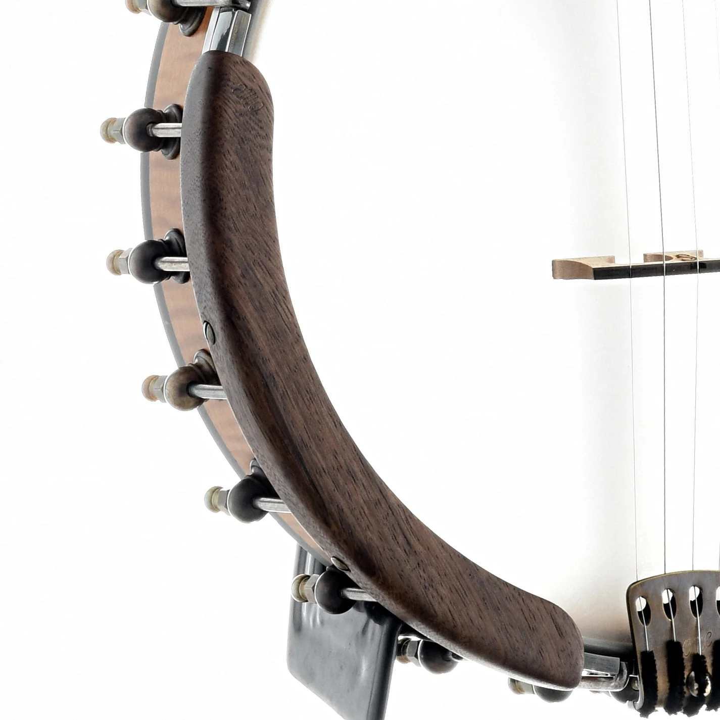 OME North Star Openback Banjo & Case, Curly Maple - Image 4