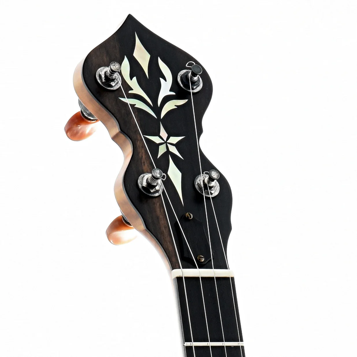 OME North Star Openback Banjo & Case, Curly Maple - Image 6