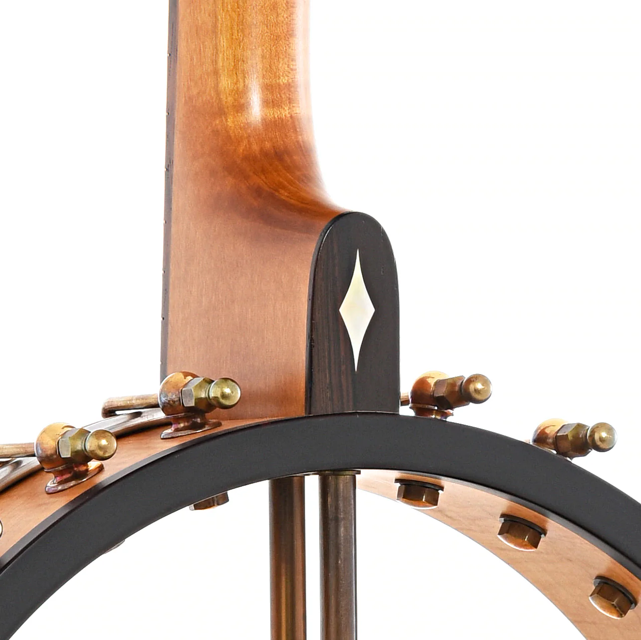 Ome Oracle 19-Fret, 12" Tenor Banjo & Gigbag, Curly Maple, Radiused Fretboard - Image 10