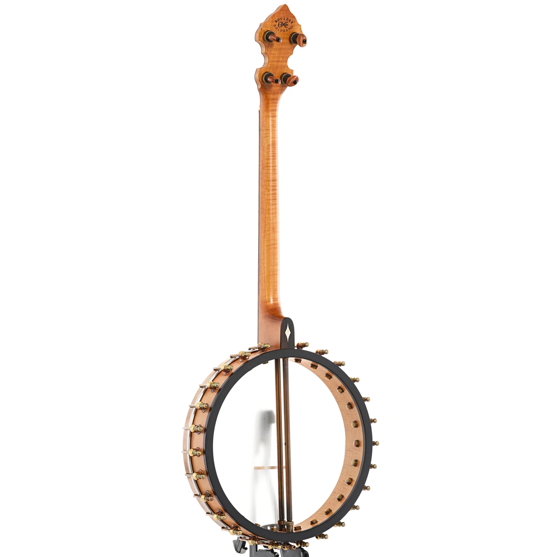 Ome Oracle 19-Fret, 12" Tenor Banjo & Gigbag, Curly Maple, Radiused Fretboard - Image 13