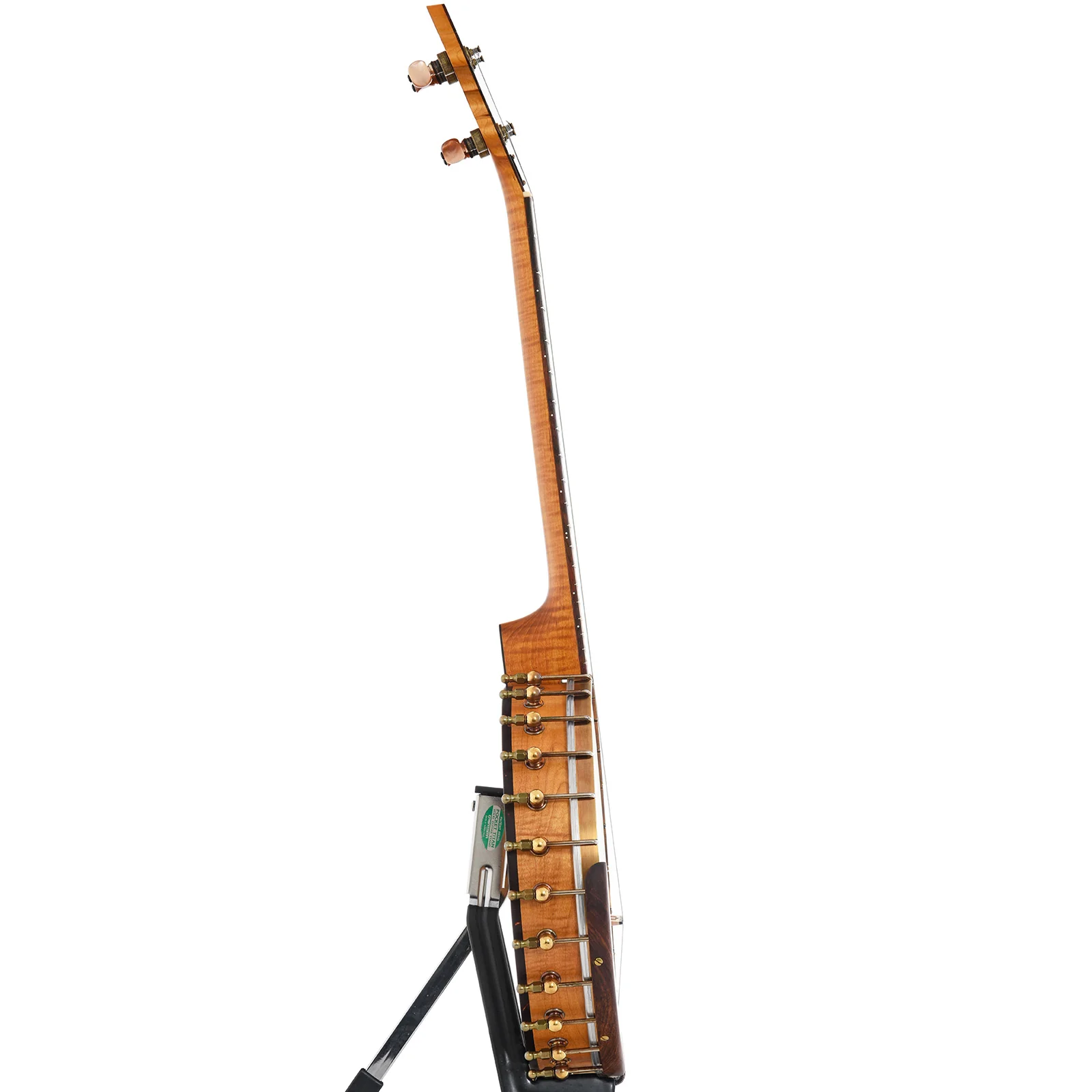Ome Oracle 19-Fret, 12" Tenor Banjo & Gigbag, Curly Maple, Radiused Fretboard - Image 14