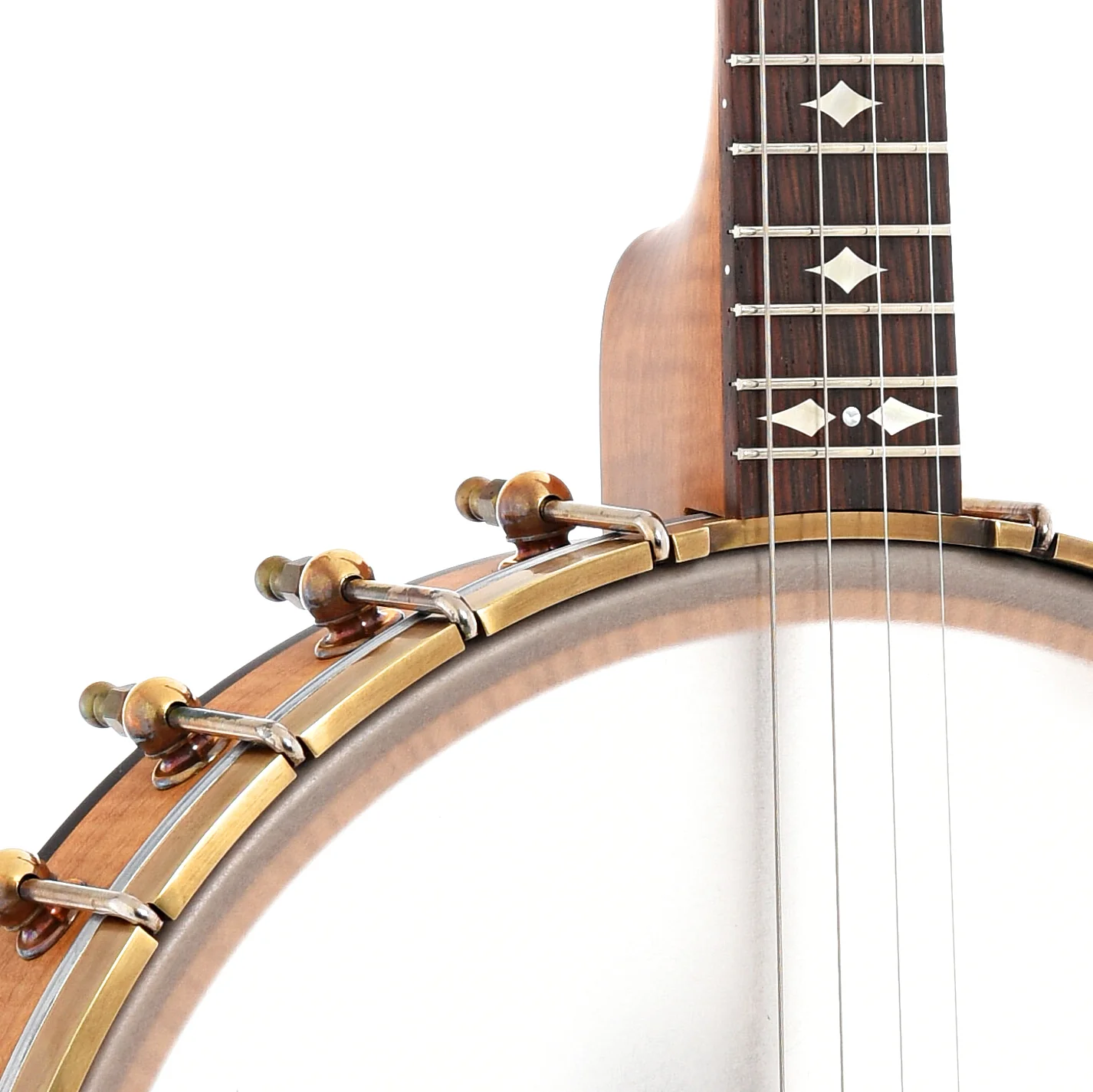 Ome Oracle 19-Fret, 12" Tenor Banjo & Gigbag, Curly Maple, Radiused Fretboard - Image 6