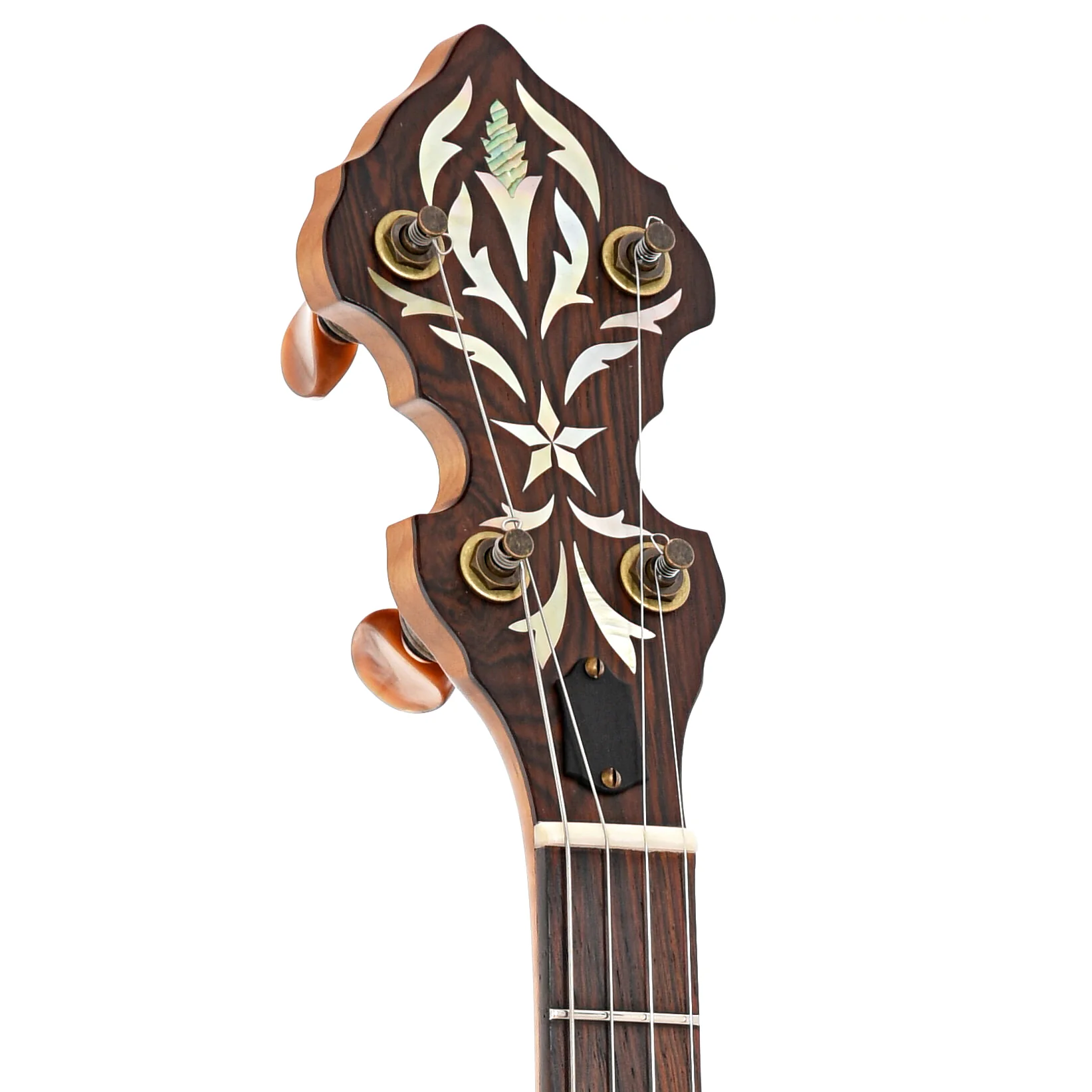 Ome Oracle 19-Fret, 12" Tenor Banjo & Gigbag, Curly Maple, Radiused Fretboard - Image 8