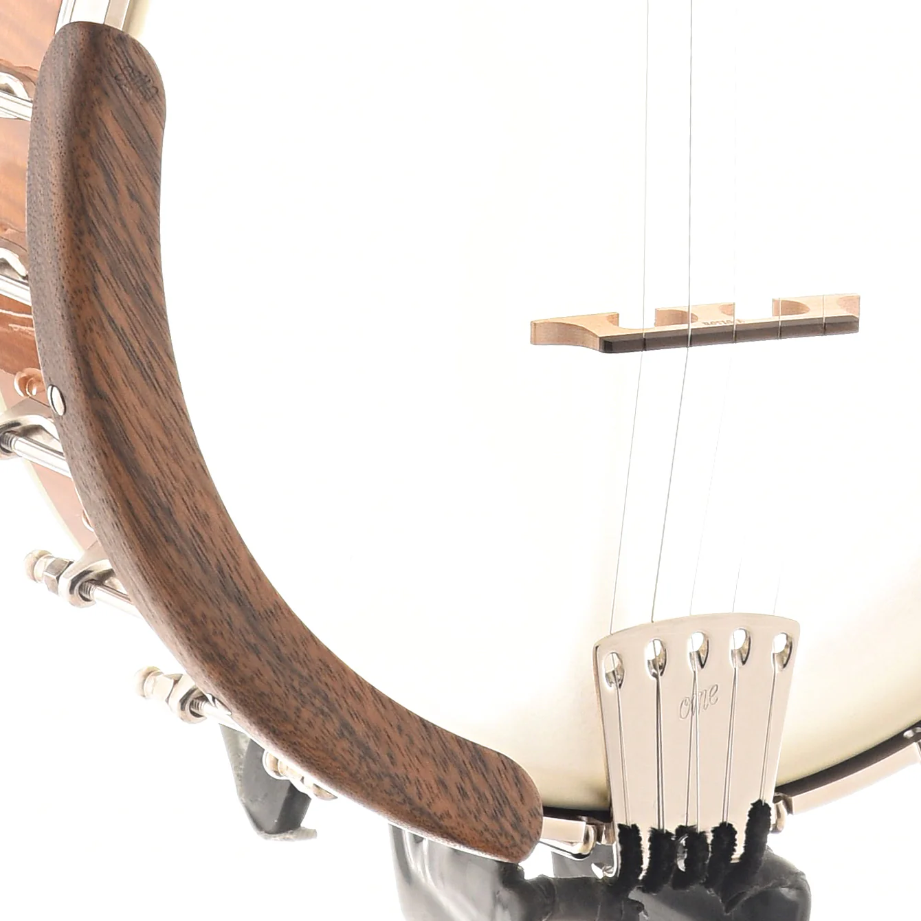 Ome Sweetgrass Openback Banjo & Case - Curly Maple - Image 3